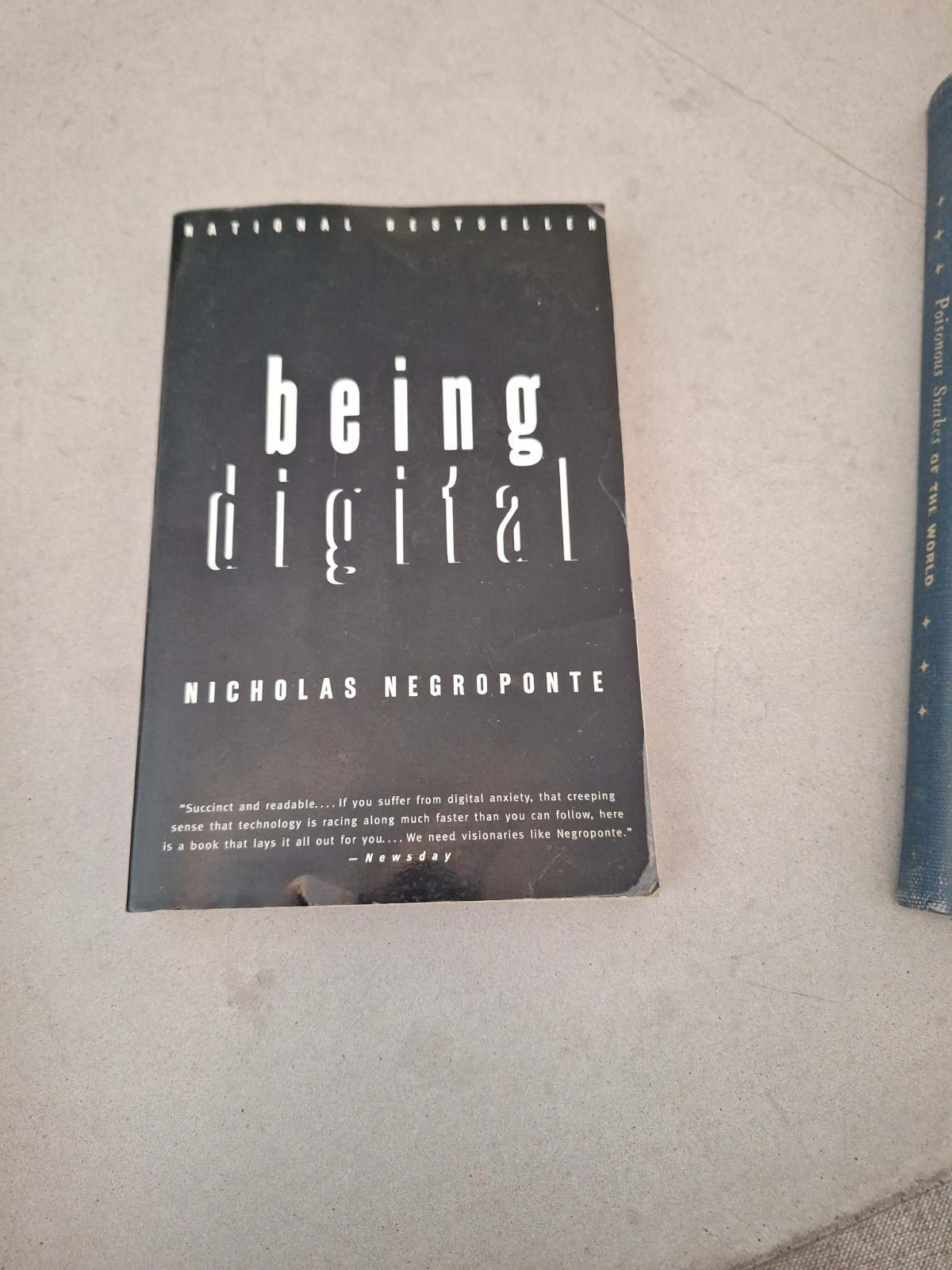 Being Digital by Nicholas Negroponte (1996, Trade Paperback)