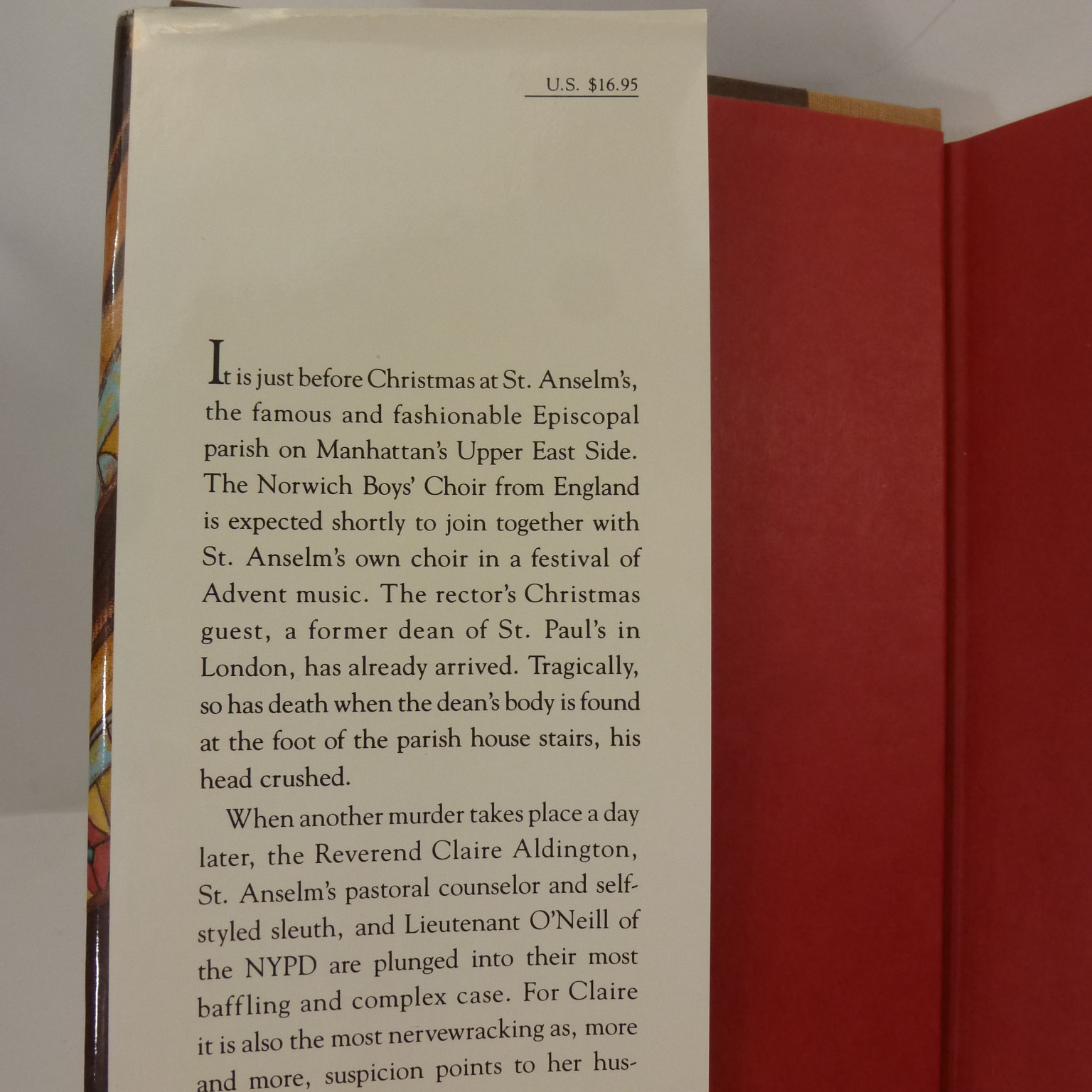 A Fatal Advent by Isabelle Holland Signed 1st Edition (1989, Hardcover)