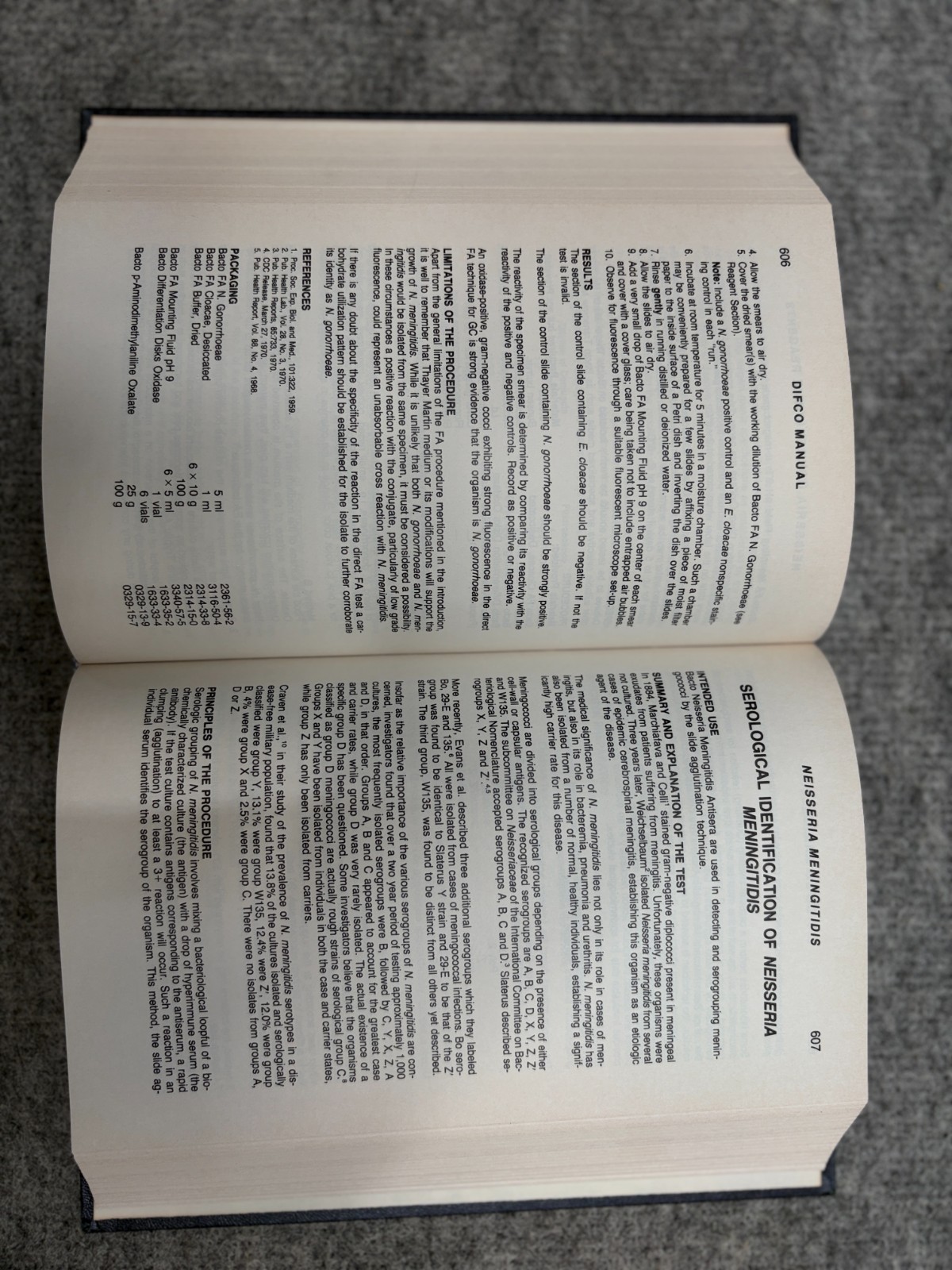 DIFCO Manual Dehydrated Culture Media Reagents Microbiology 1984 – 1,155 pages