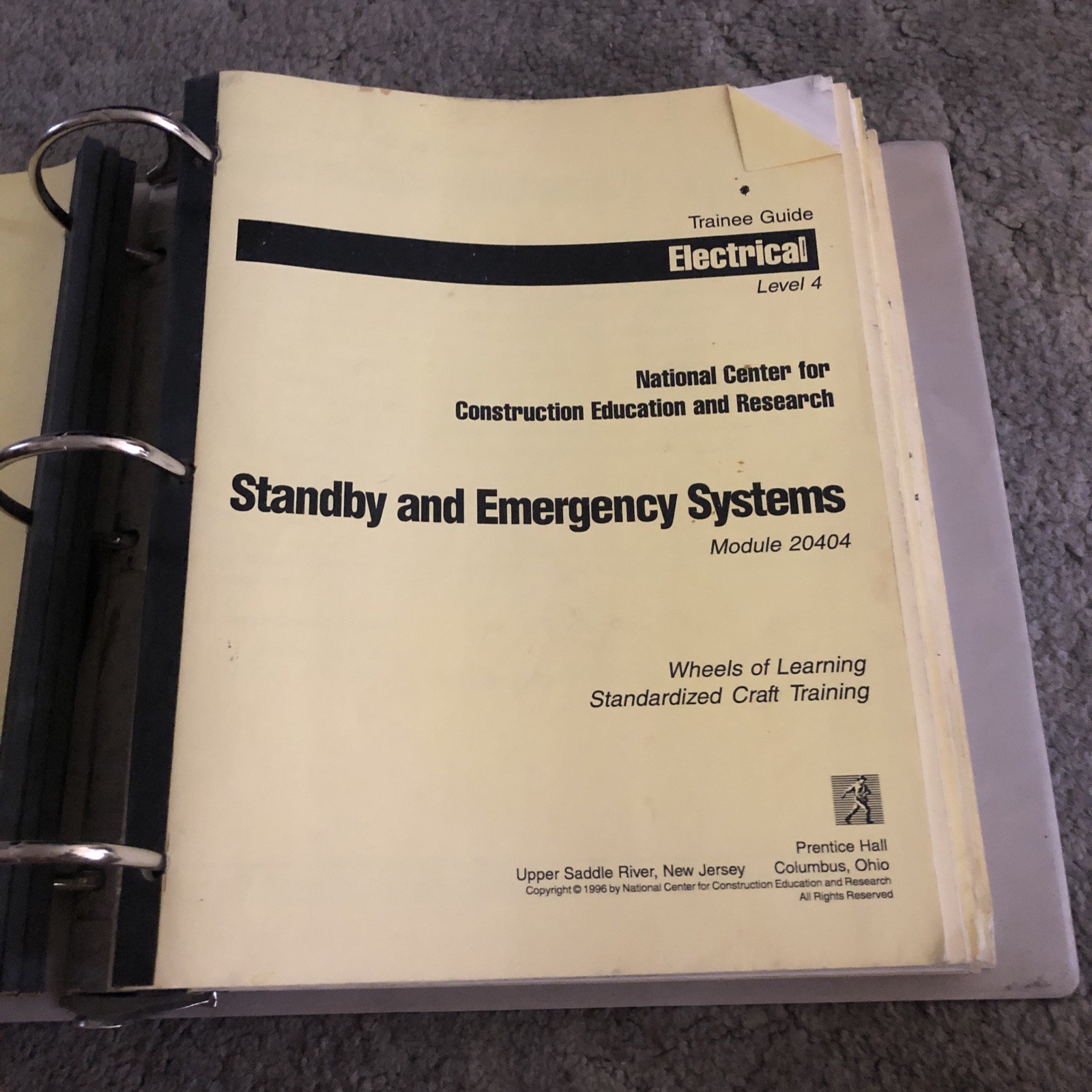 Electrical Trainee Guide by NCCER Staff (1996, Ringbound)