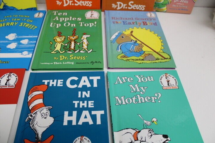 Vintage Dr. Suess Hardcover Beginners Books 1960’s Lot of 14