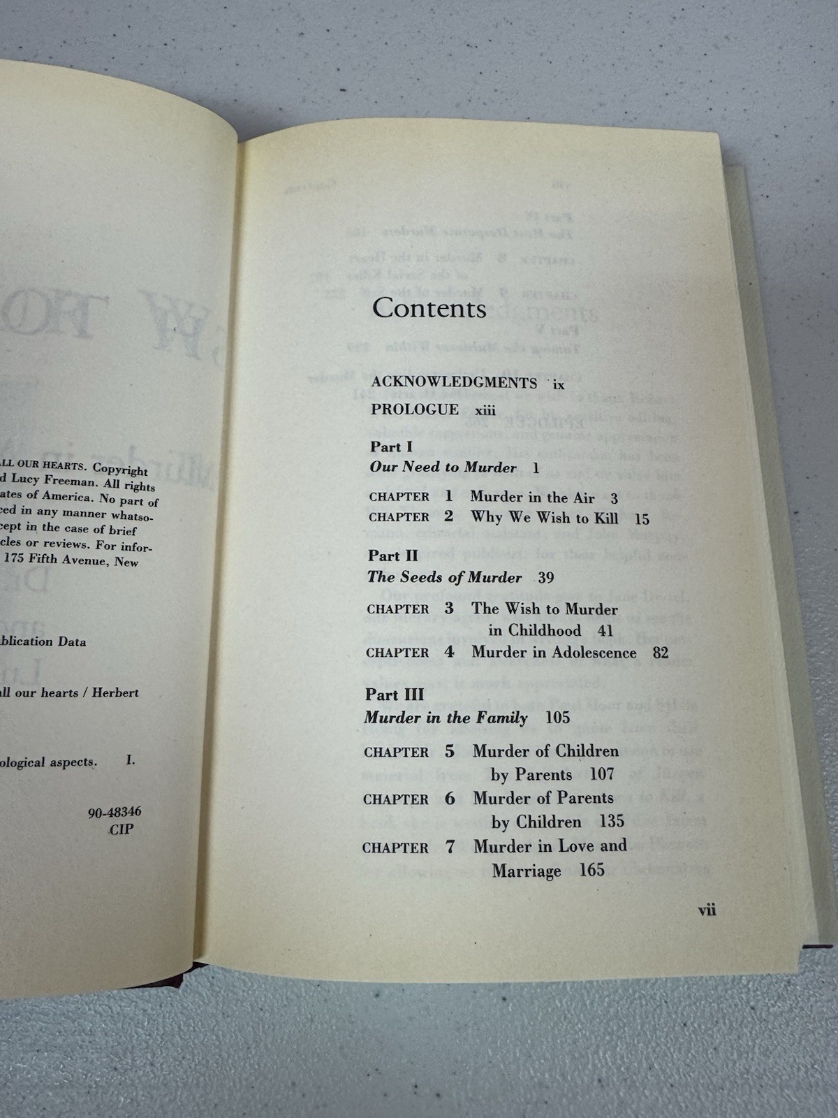 Our Wish to Kill HC Strean Freeman Psychology True Crime Violence Study
