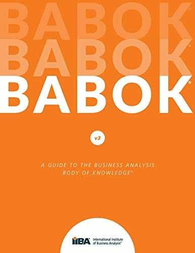 A Guide to the Business Analysis Body of – Paperback, by Iiba – Very Good