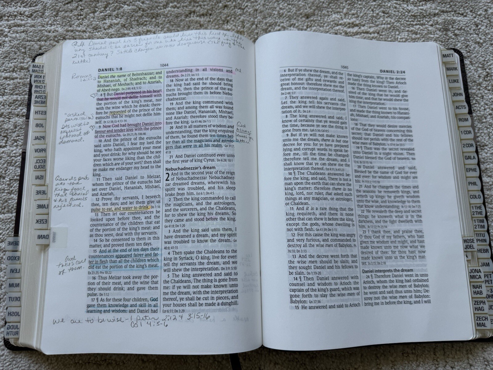 KJV Large Print Wide Margin Bible by Hendrickson Bibles (2013)