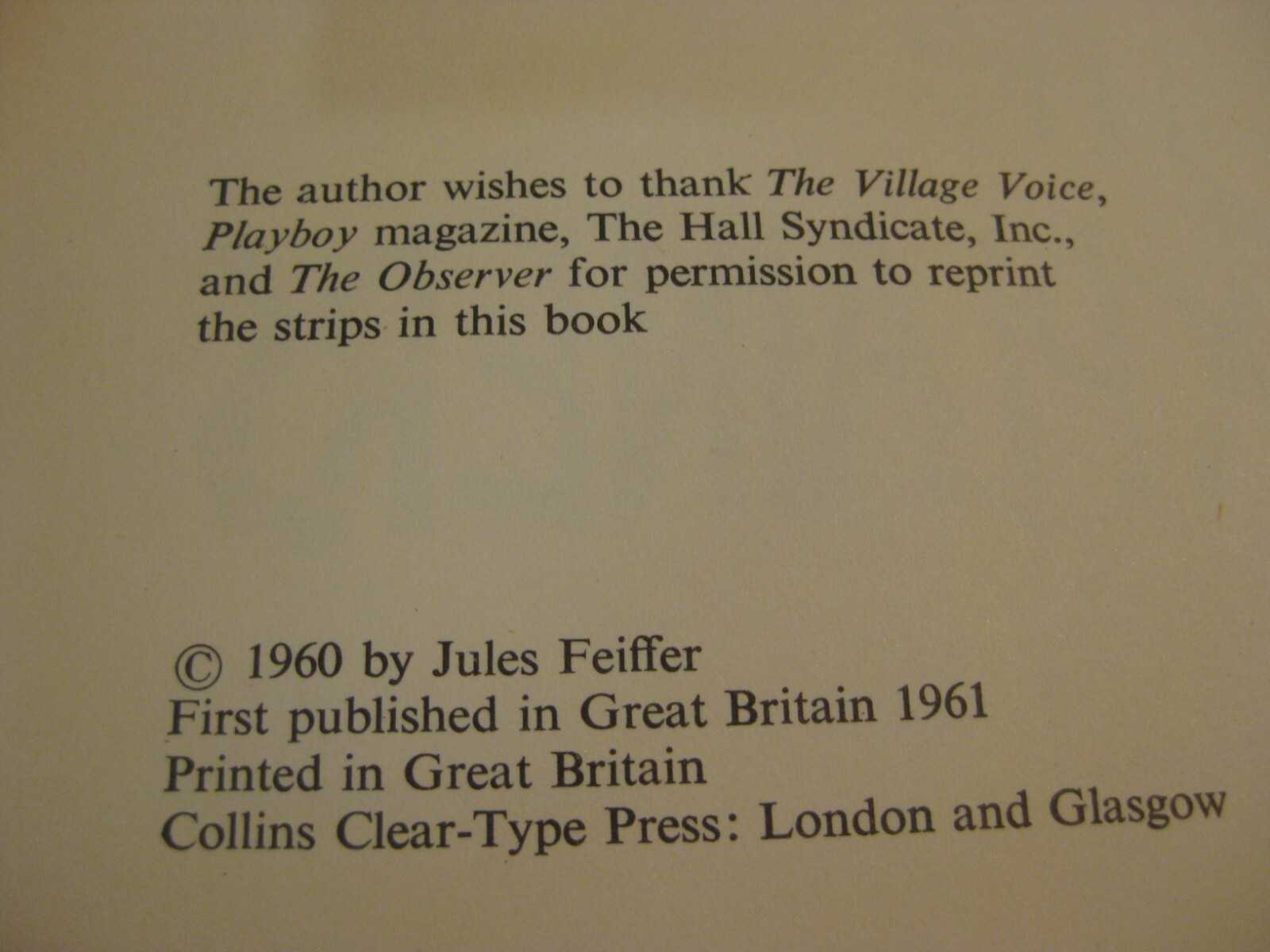 The Explainers by Jules Feiffer (1961) Hardcover