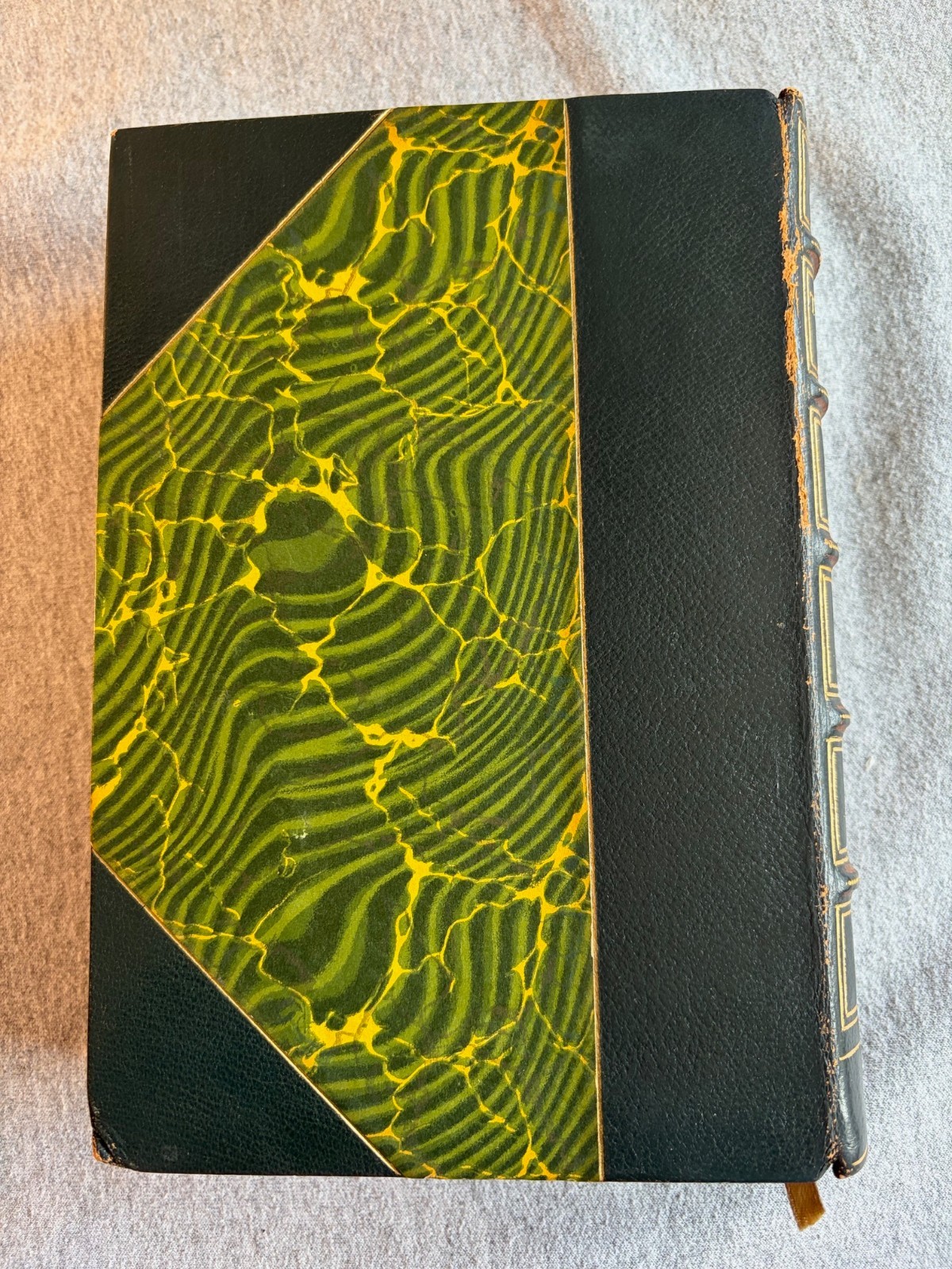Winston S Churchill WWII Hinge of Fate 1950 Signed Thomas B McCabe 1961 Leather
