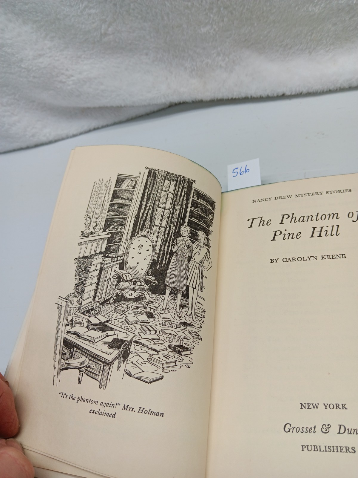 Nancy Drew Mystery Stories The Phantom of Pine Hill 1965