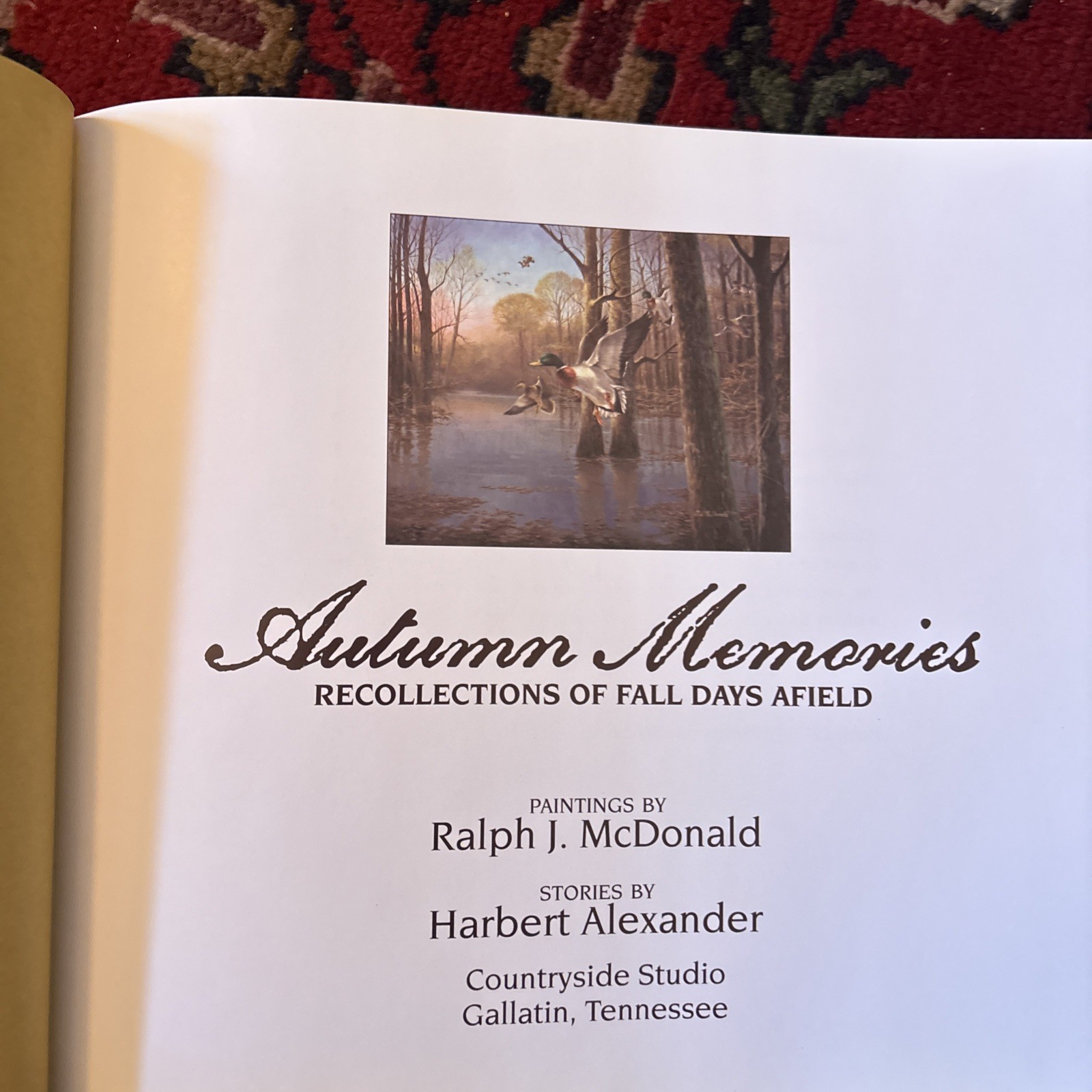 Autumn Memories Signed Harbert Alexander & Ralph McDonald HB/DJ 2012