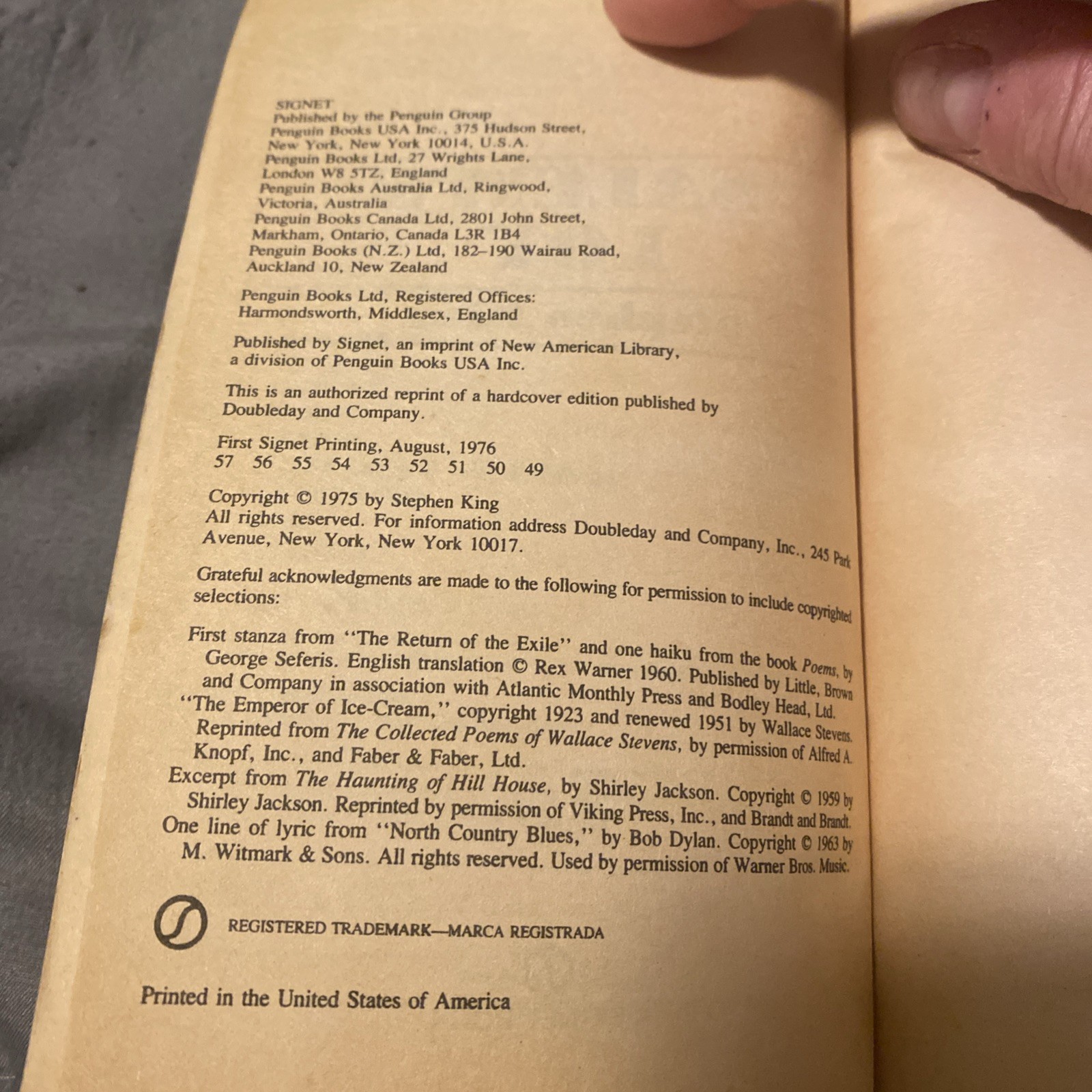 Salem’s Lot By Stephen King
