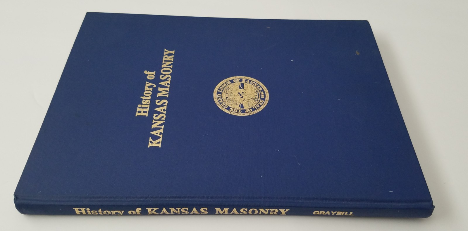 History of Kansas Masonry Book 1974. Hardcover 136 Pages. Mason