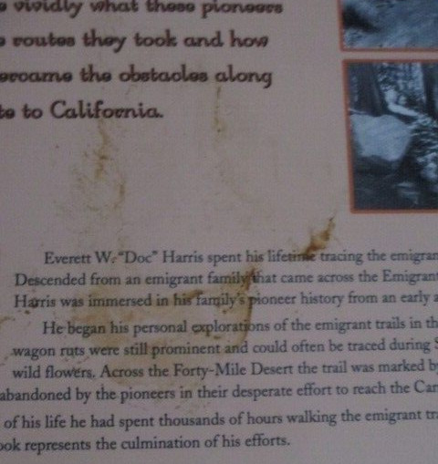 The Emigrants Passed This Way by Everrett Harris Paperback Book 152 Pages 2002