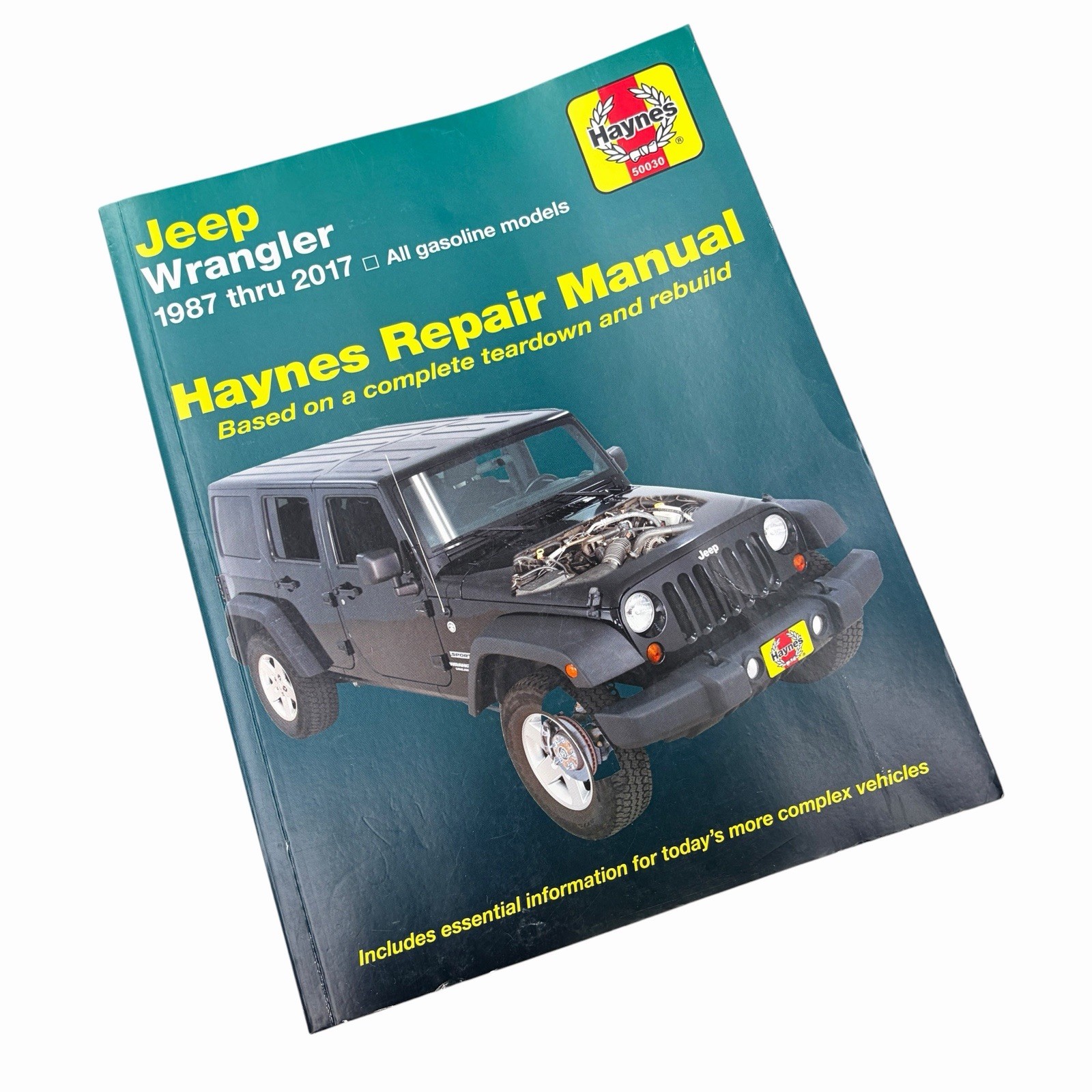 Jeep Wrangler 4-cyl & 6-cyl, 2WD & 4WD – Paperback Haynes Publishing 1987 – 2017
