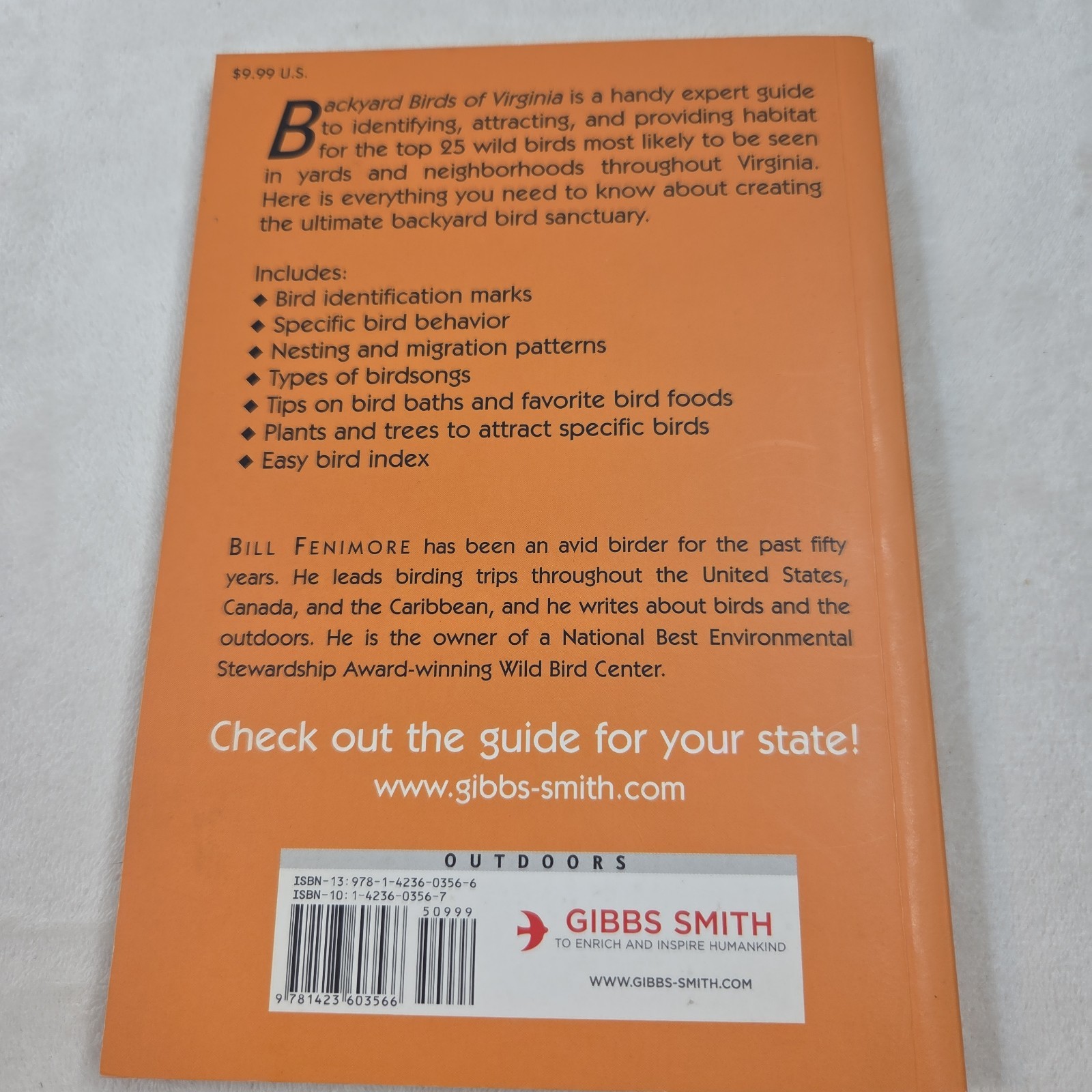 Backyard Birds of Virginia : How to Identify and Attract the Top 25 Fenimore PB
