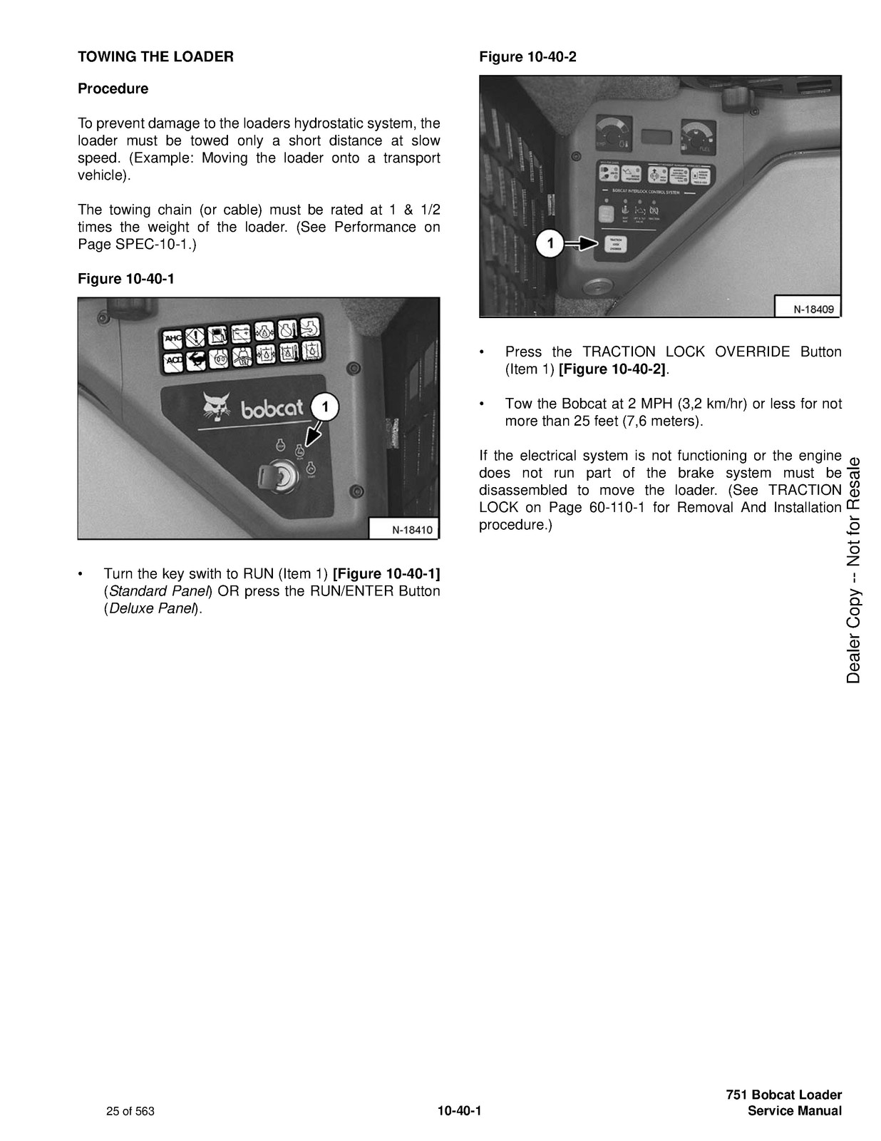 BOBCAT 751 Service Manual 2006 SN 515620001 Up – BOUND – COVERS – XL FOLDOUTS