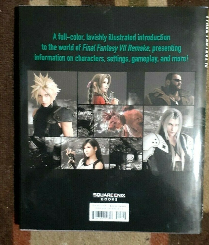 Final Fantasy VII Remake World Preview Hardback Art Book