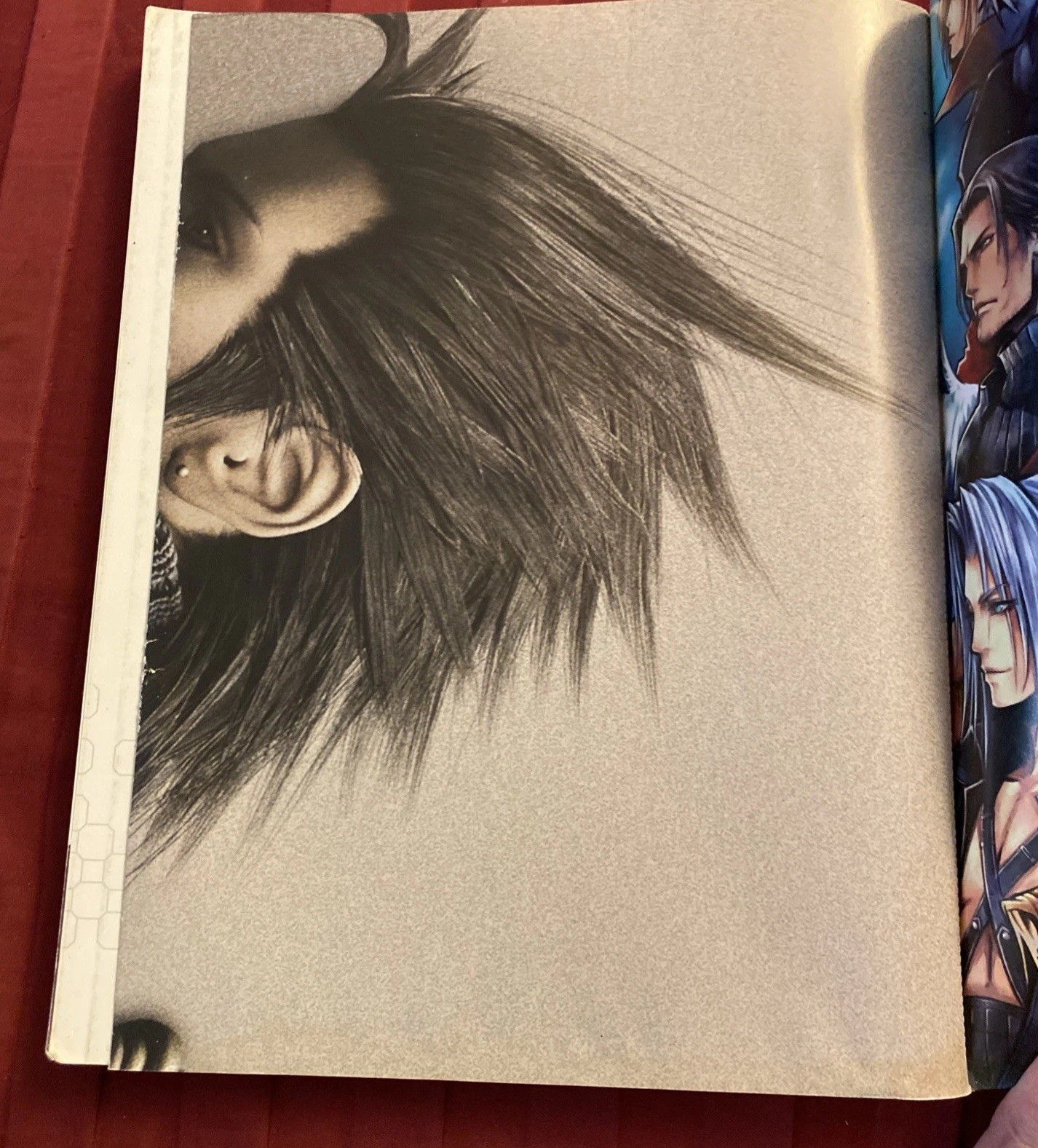 Crisis Core Final Fantasy VII BradyGames Poster Attached Signature Series PSP