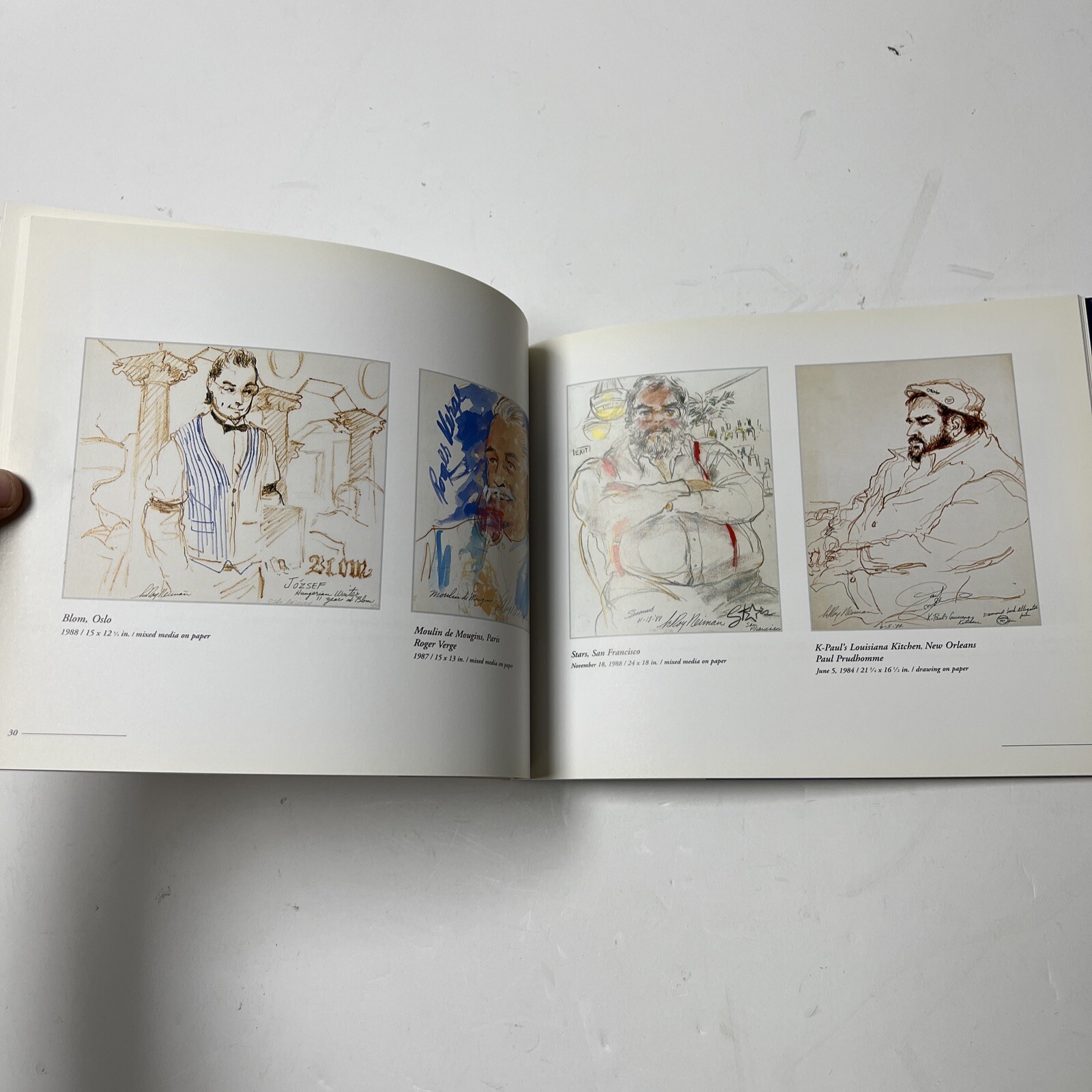 LEROY NEIMAN Paintings Drawings Serigraphs 1960-1998 Culinary Arts Timothy Yarge