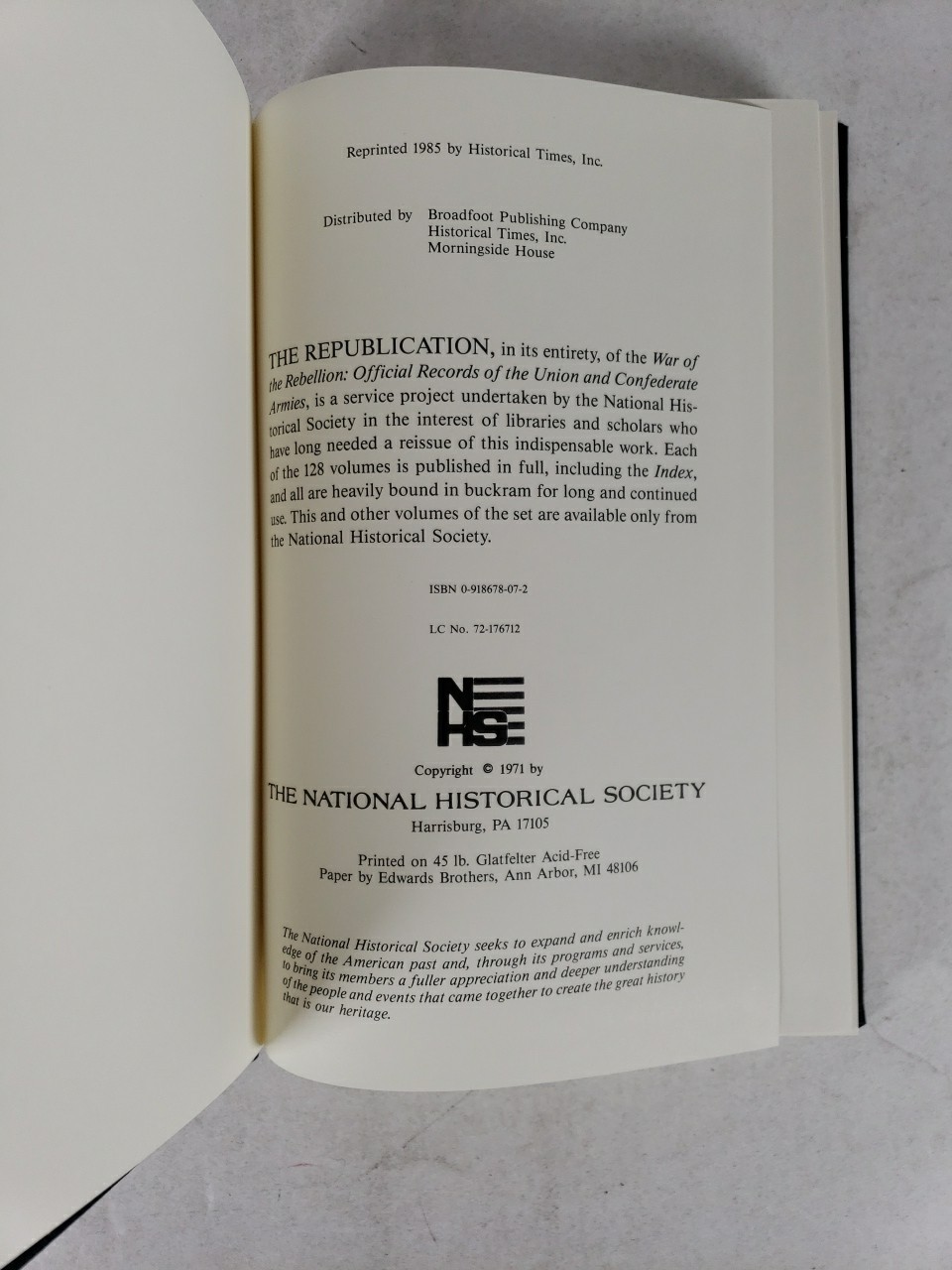 War of the Rebellion Official Records Series I volume 12, Part 2, Supplement