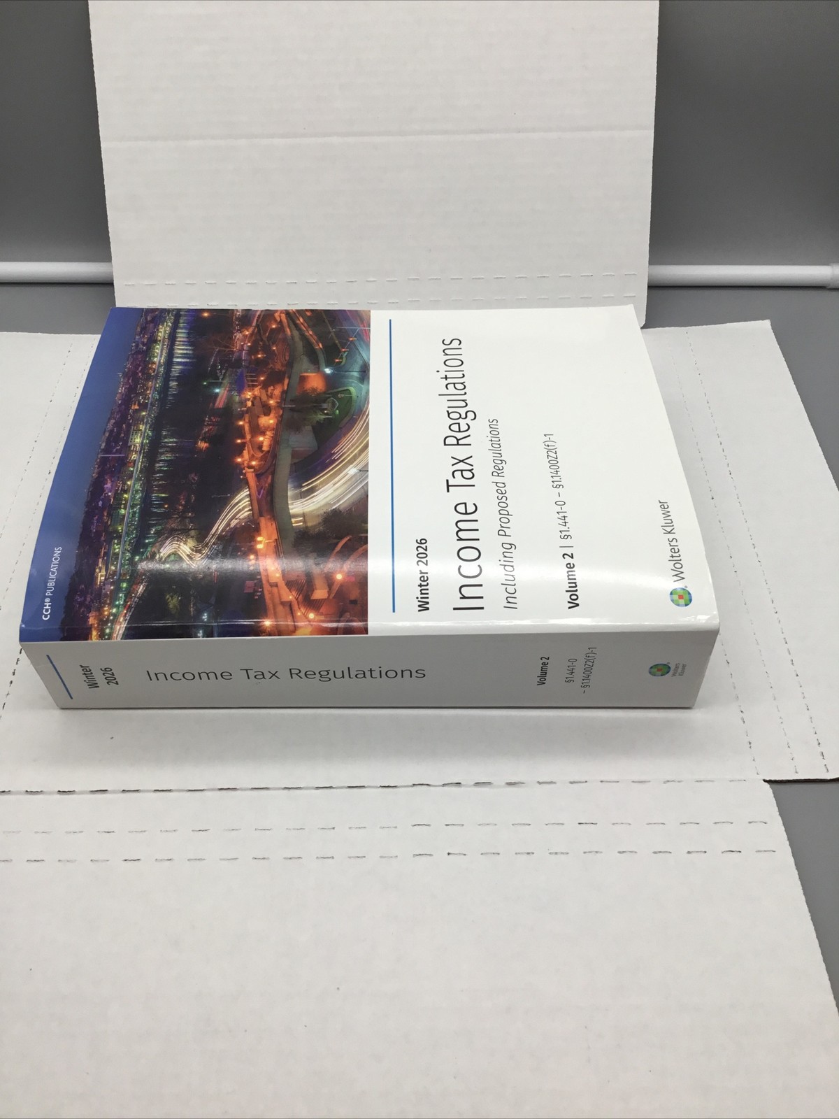 Wolters Kluwer Income Tax Regulations Winter 2026 Vol 2 PBBook VERY GOOD, Unused