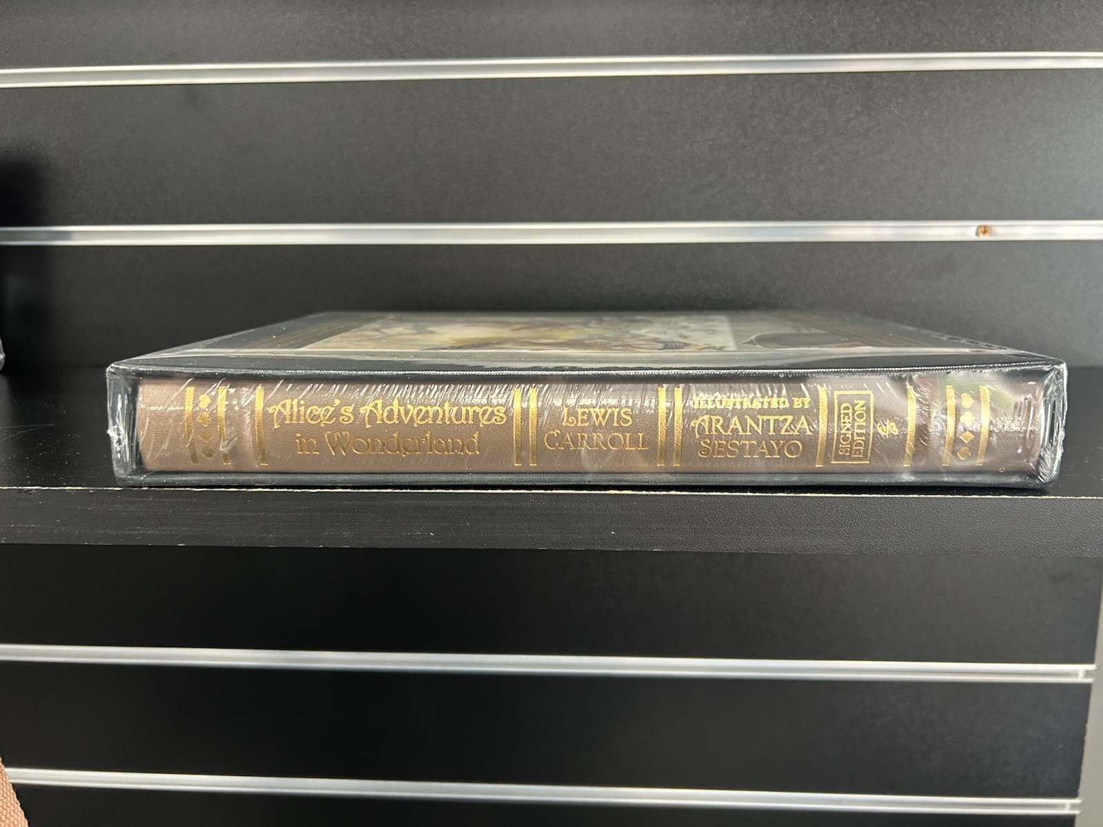 alice adventures in wonderland by Lewis Carroll Hard Cover Signed Edition Sealed