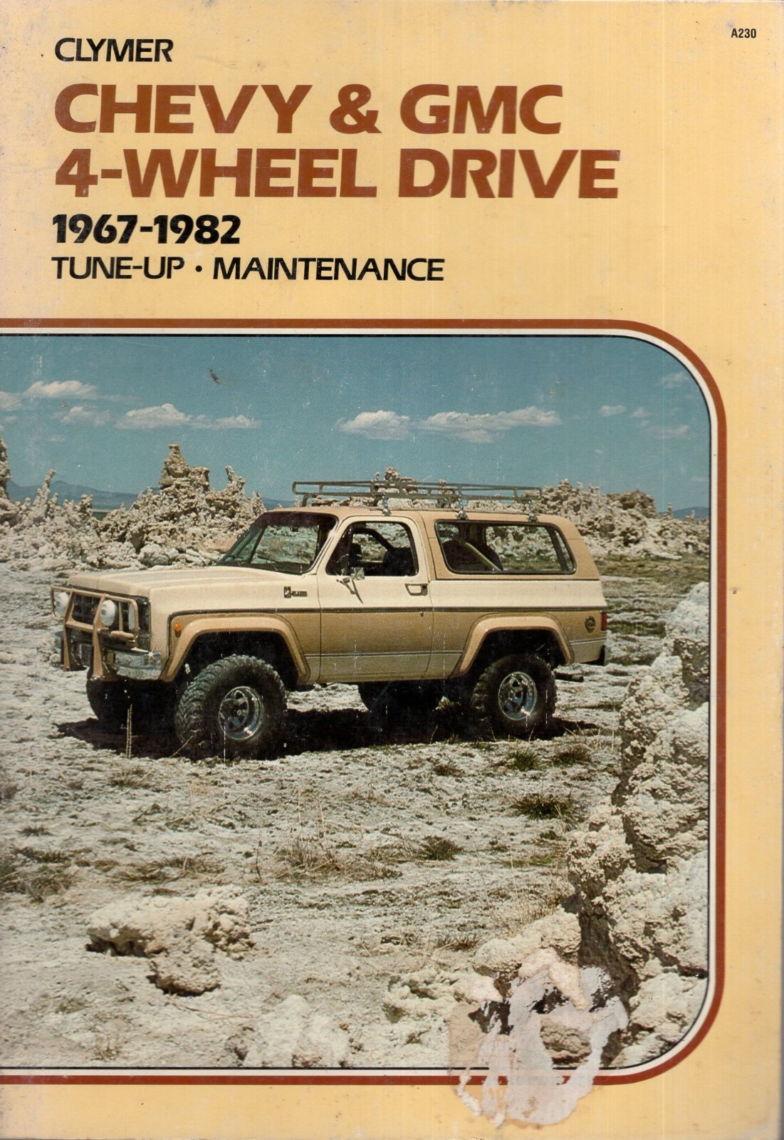 Clymer Chevrolet and GMC 4-Wheel Drive Tune-Up 1967-1987 by Jeff Robinson MN444