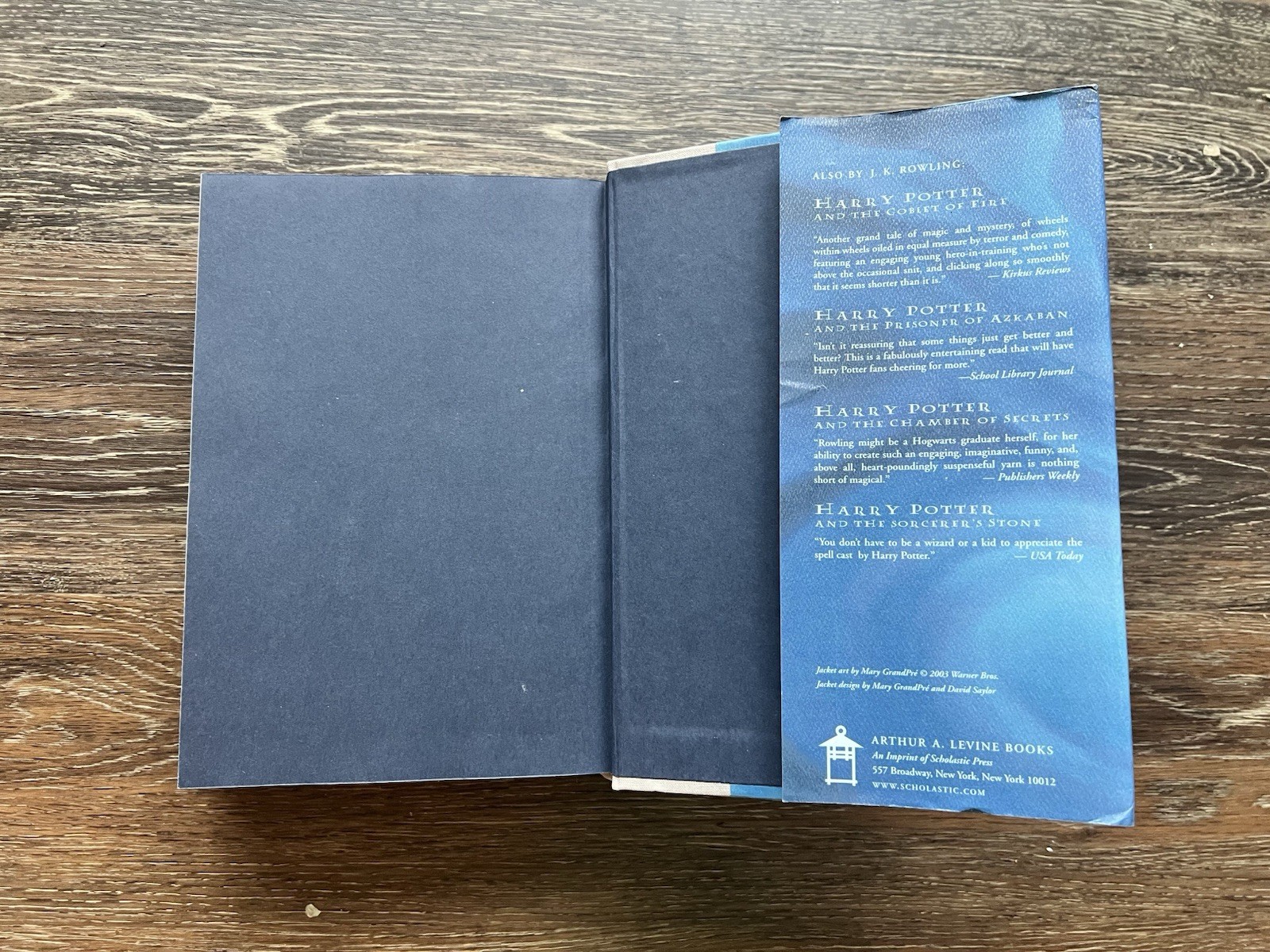 Harry Potter and the Order of the Phoenix by J. K. Rowling, 2003, 1st Print