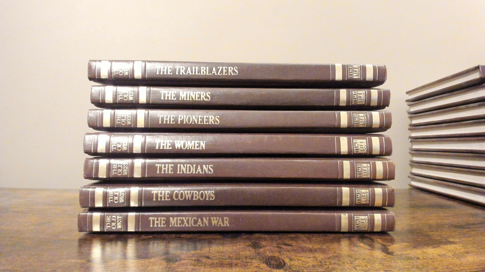 Lot of 15 Time Life Series THE OLD WEST Leatherette Hardcovers – FAST SHIP