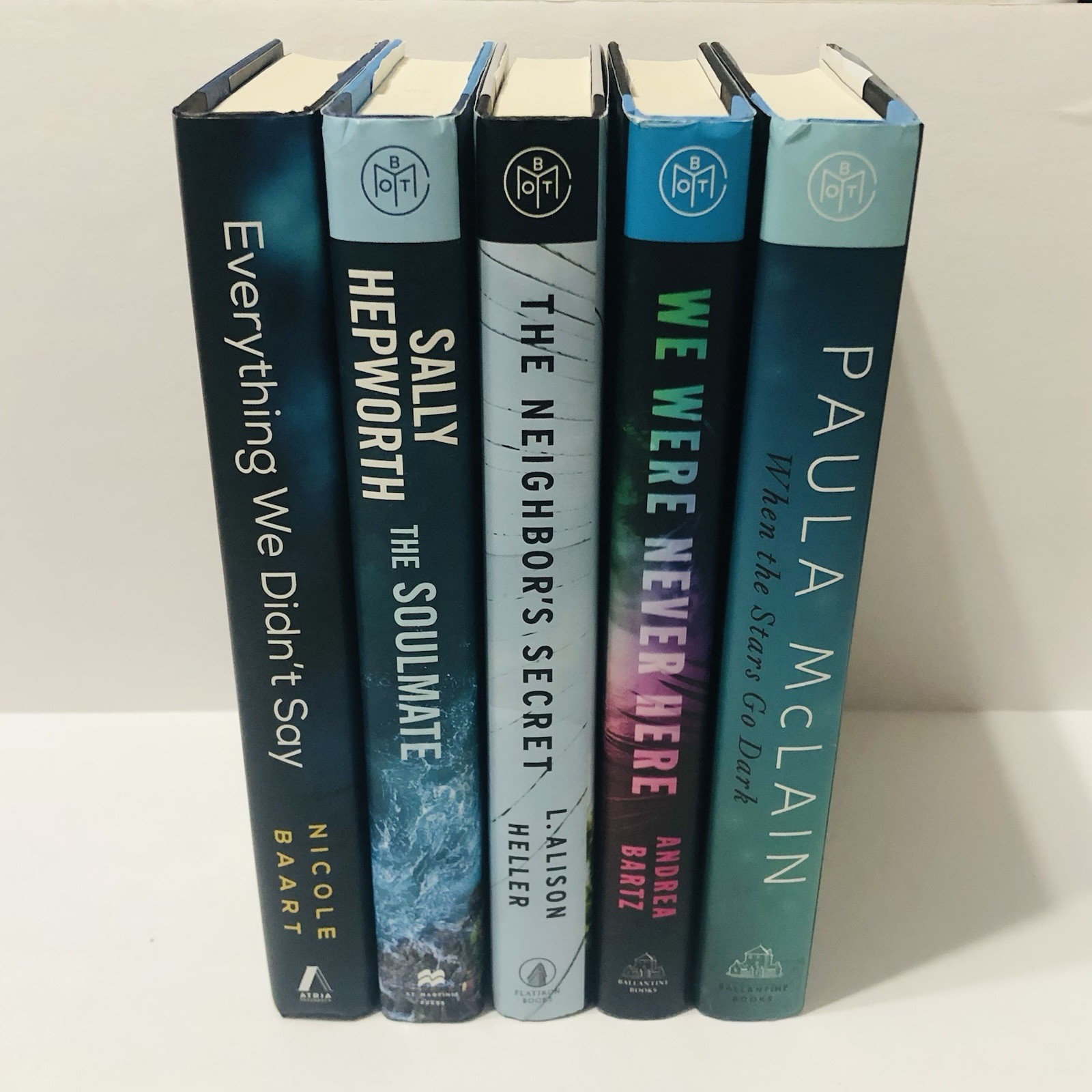 Book of the Month BOTM Hardcover Choose Your Title Fiction Thriller Bundle Lot