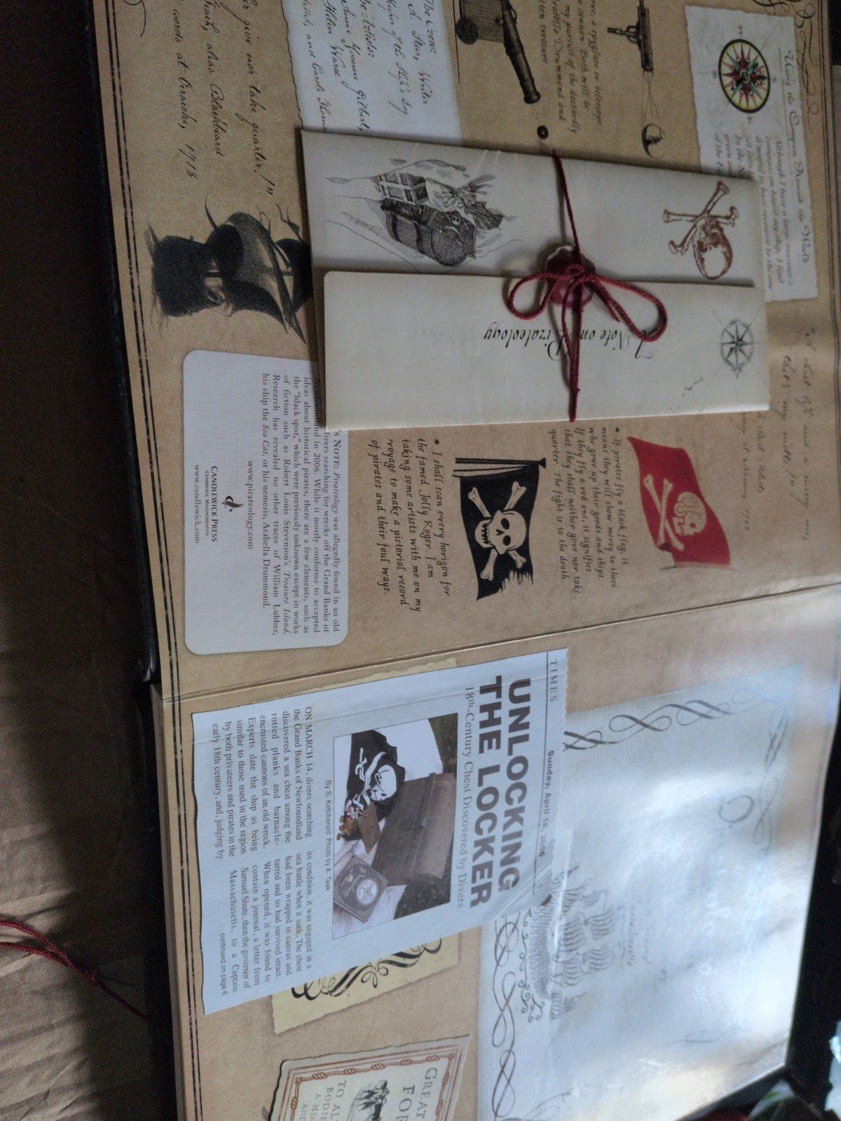 Pirateology A Pirate Hunter’s Companion Interactive Book Treasure Map Pirate