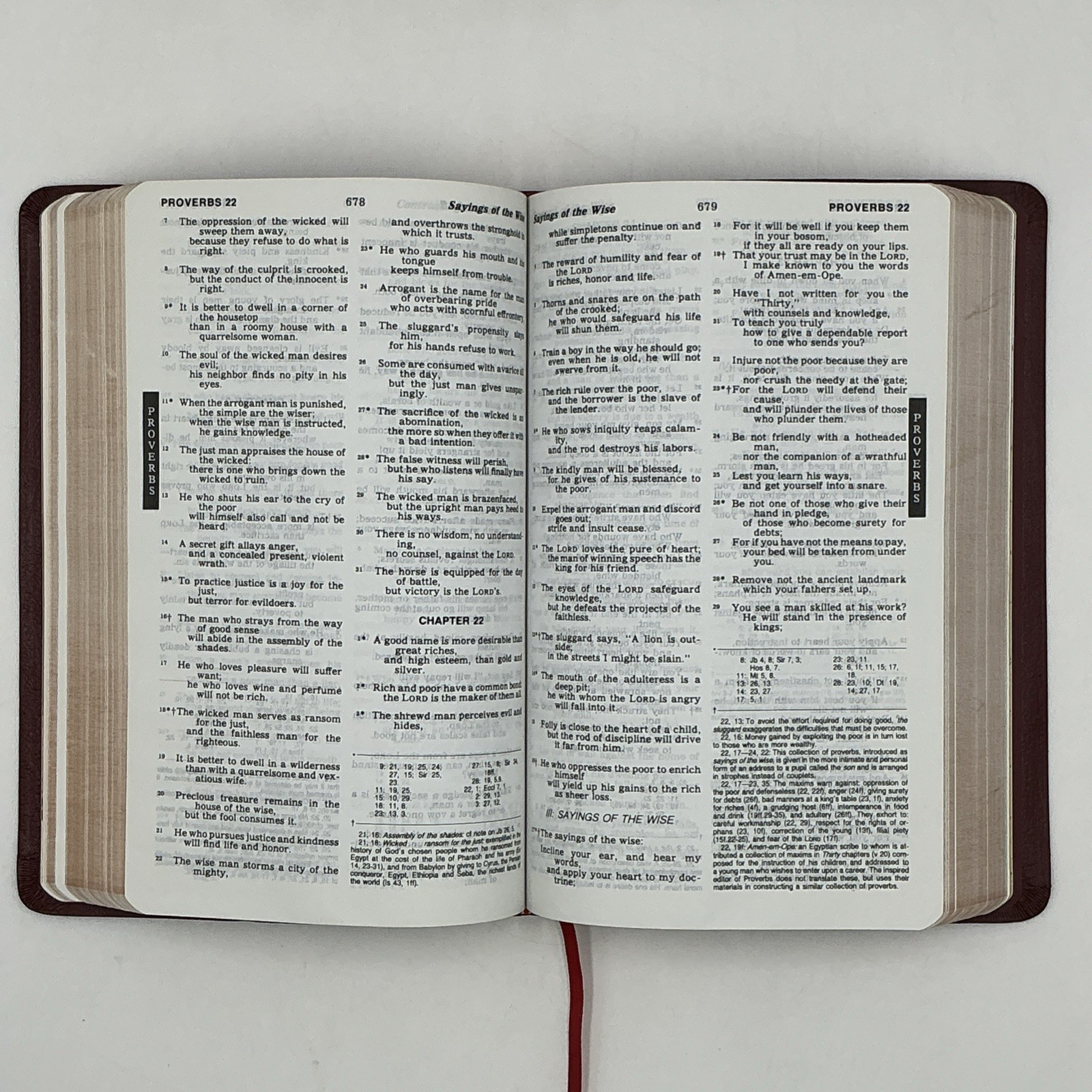 1987 New American Bible Holy Bible Catholic Bible Press 9055NBG Bonded Leather