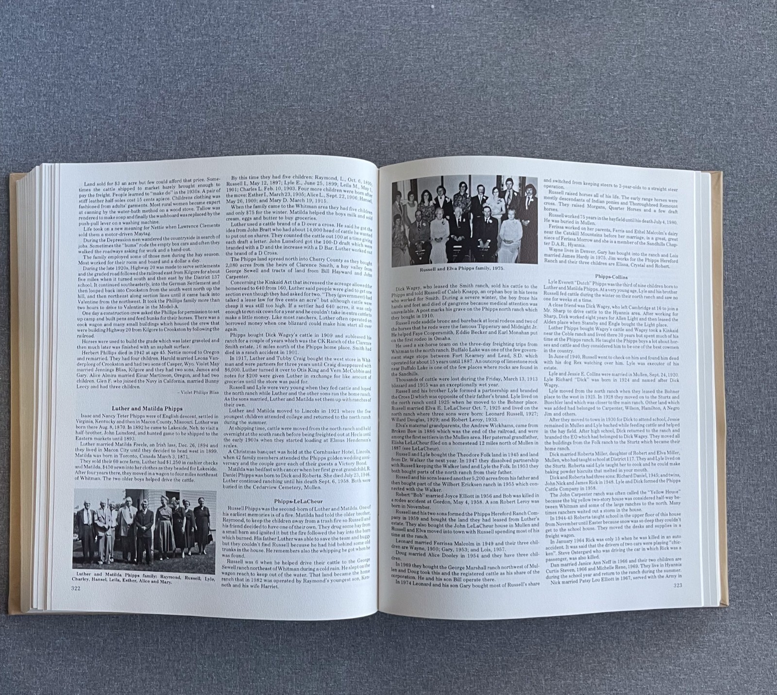 A Sandhill Century: A History of Cherry County, Nebraska Hardcover Vol I And II