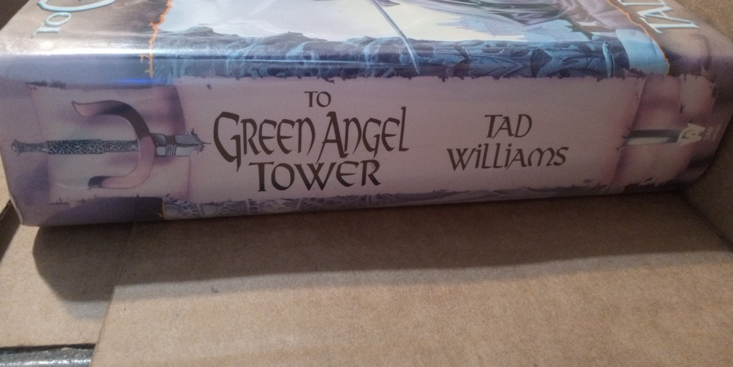 To Green Angel Tower by Tad Williams- 1993 HC -w/Mylar Cover