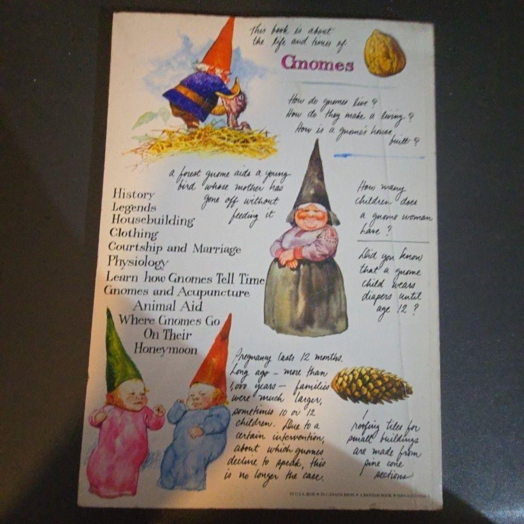 Gnomes By Wil Huygen & Rien Poortvliet 1979 Paperback Illustrated