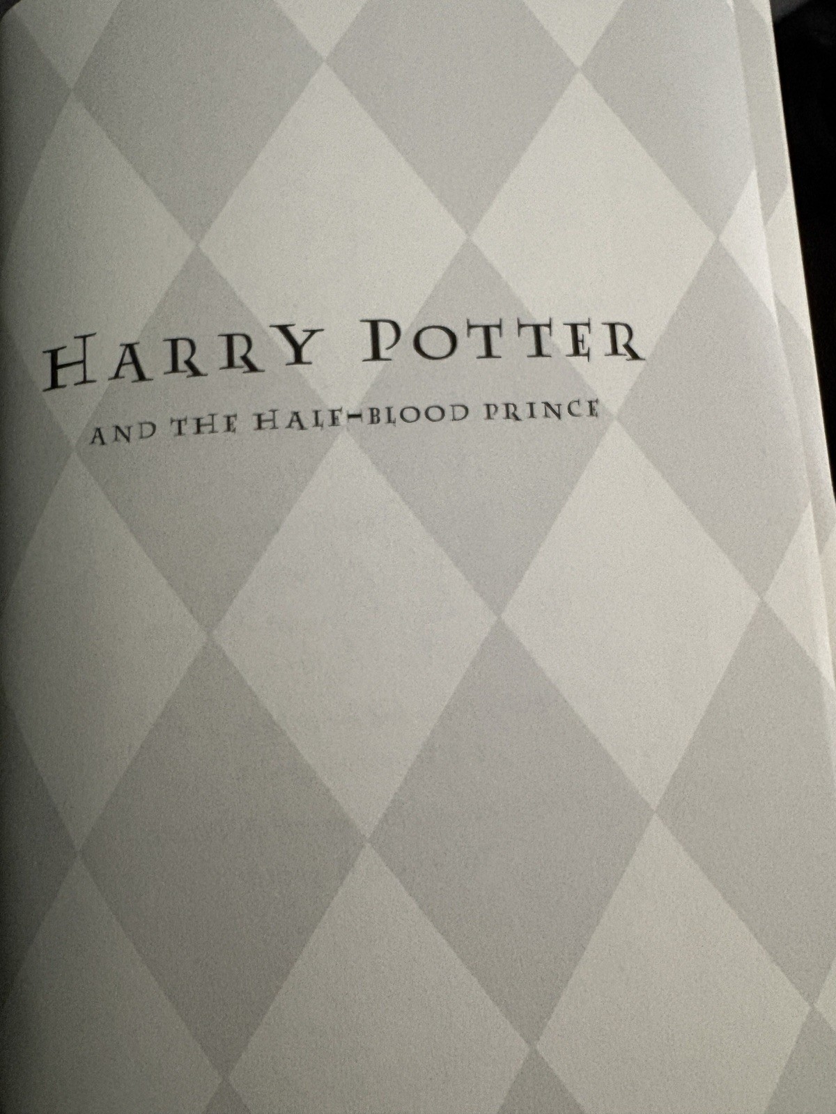 Harry Potter And The Half Blood Prince 1st Print 1st First Edition w/ ERRORS