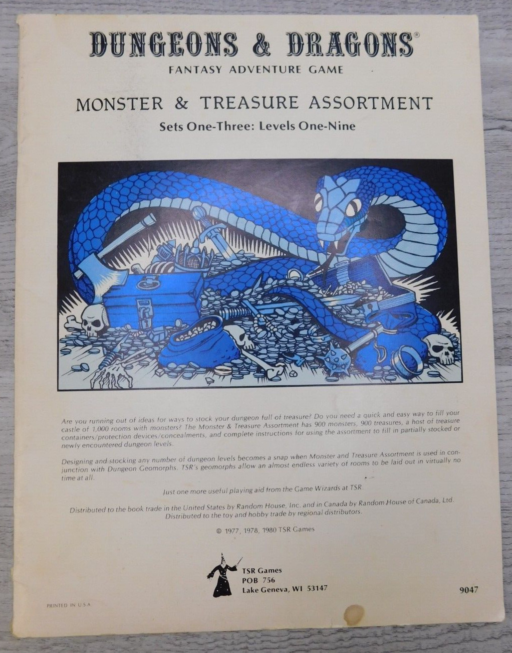 Dungeons & Dragons Monster & Treasure Assortment: Set One-three: Levels One-nine
