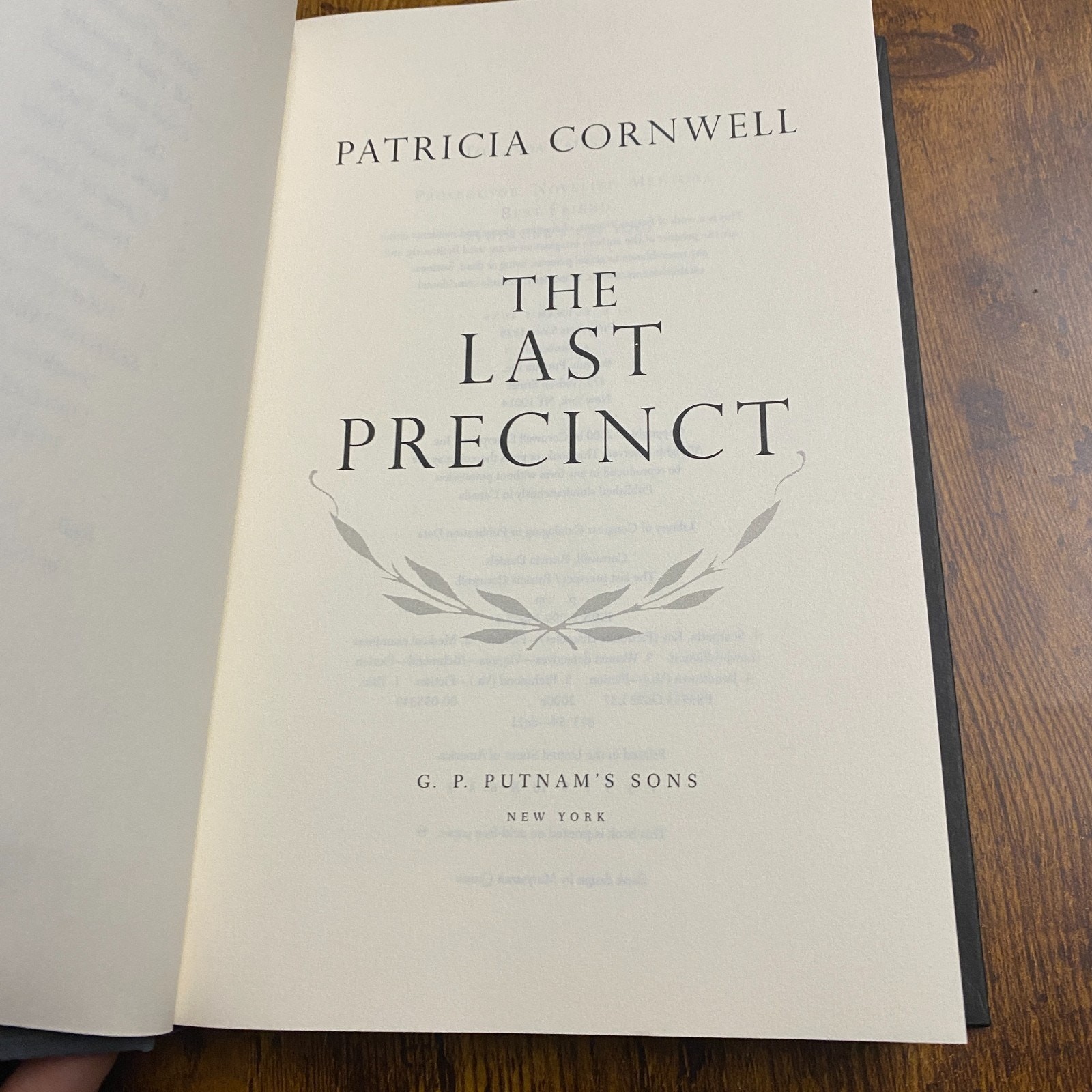 Kay Scarpetta Ser.: The Last Precinct by Patricia Cornwell (2000, Hardcover)
