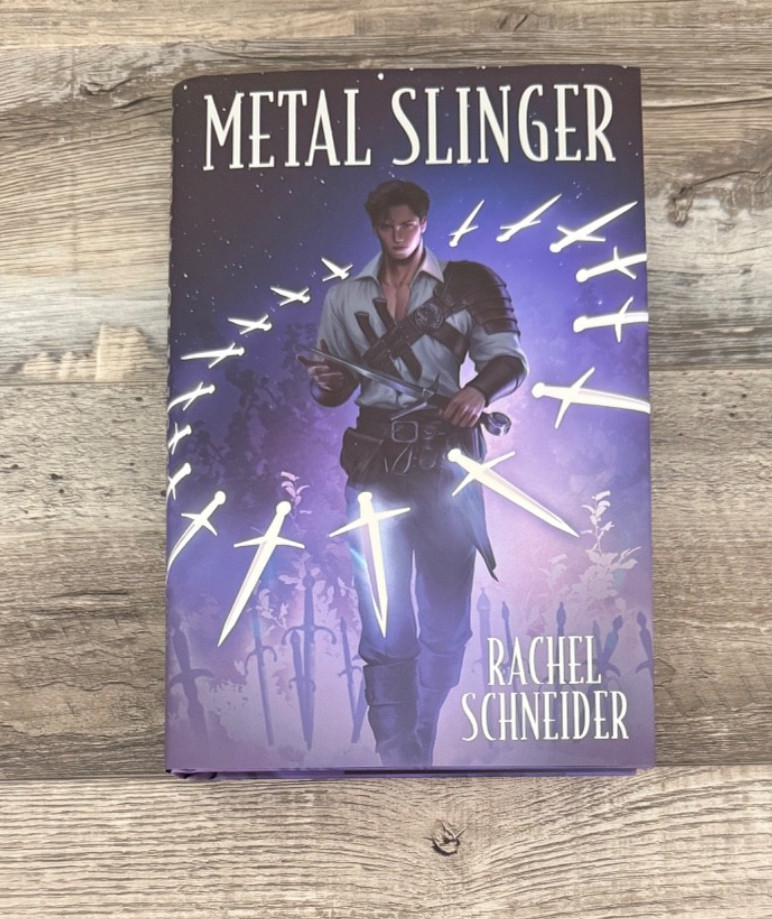 Fairyloot METAL SLINGER Rachel Schneider SPRAYED EDGES UK 1st/1st