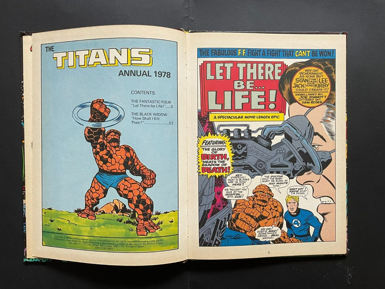 MARVEL ANNUAL VINTAGE 1978 THE TITANS, 61 PAGES