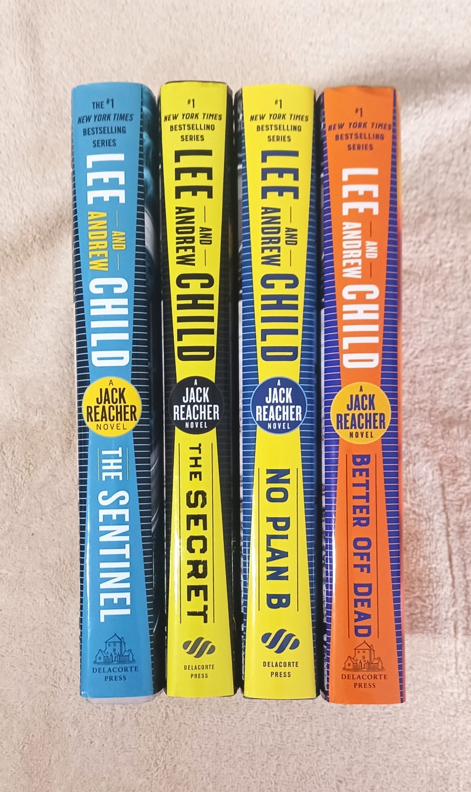 Lot of 4 Lee Child Jack Reacher Hardcover Books – VG+