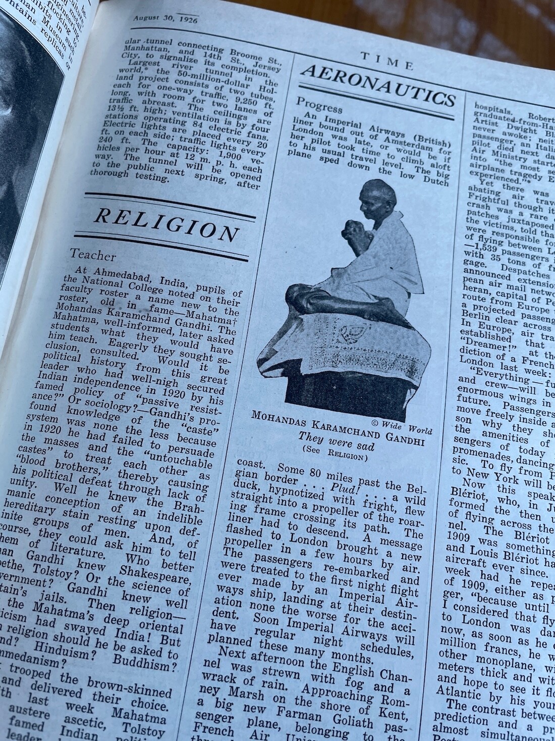 TIME Magazine – Bound Volume – July-December 1926 – Rare Original!