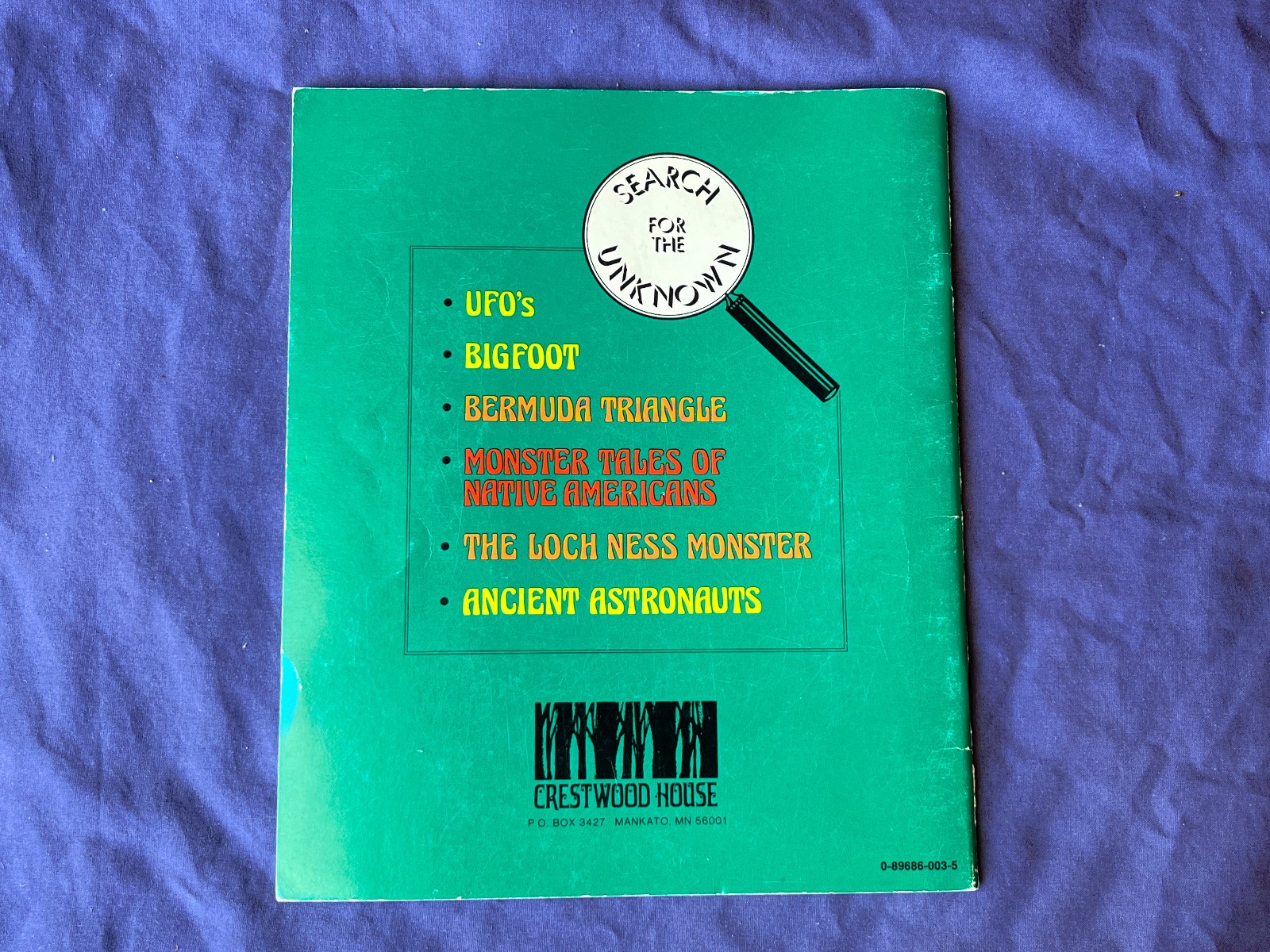 Rare BIGFOOT Book Crestwood House Ian Thorne Yeti Abominable Snowman