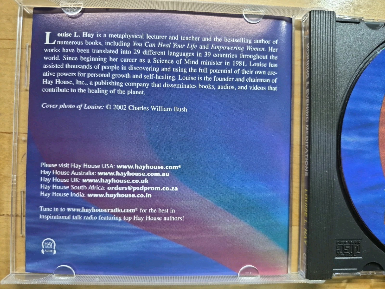 Louise Hay Morning & Evening Meditations Audio CD Pre-Owned Guided Meditation