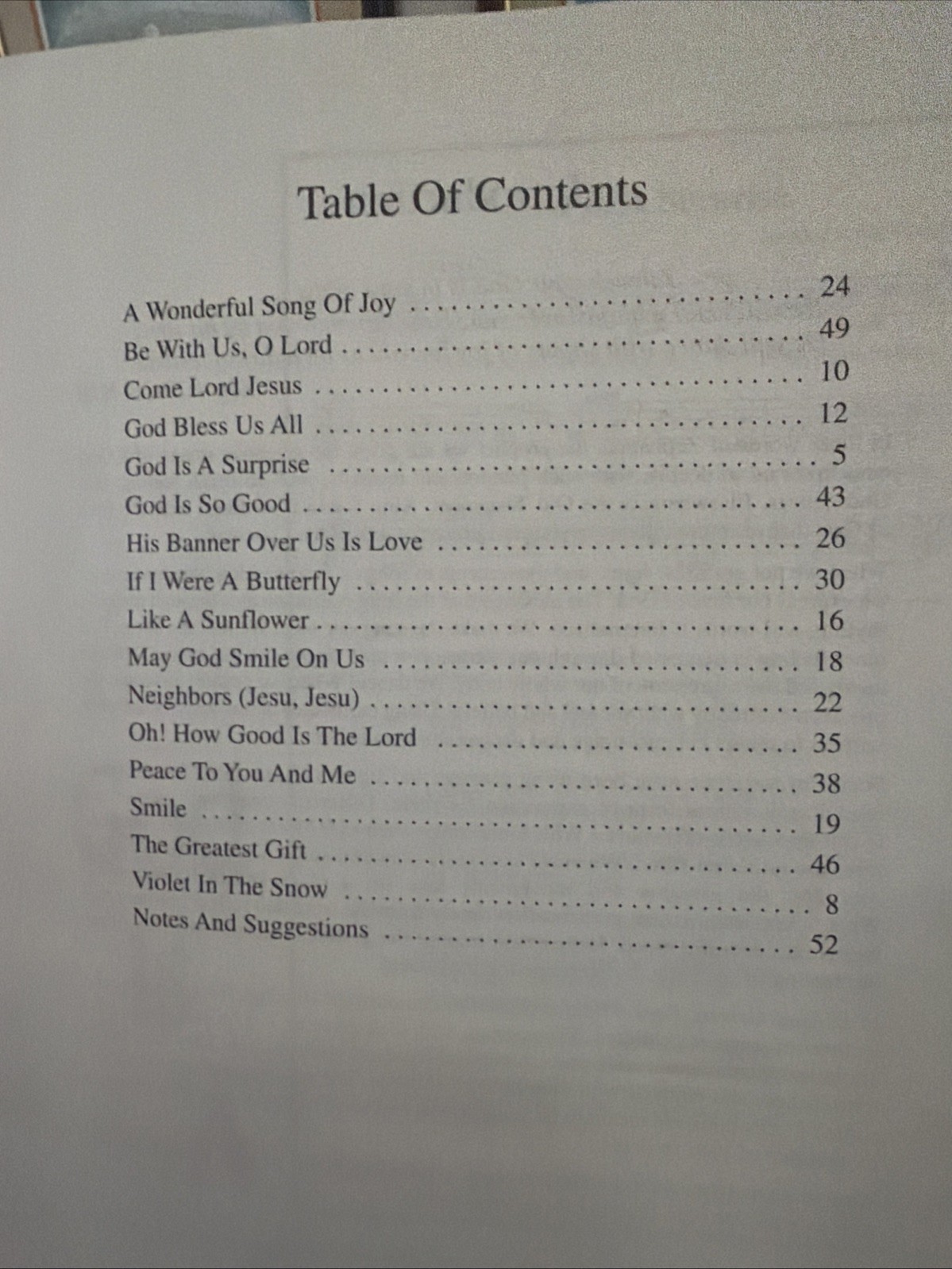 Hi God Gesture Book Carey Landry Carol Jean Longhorn OCP Publications Good Cond