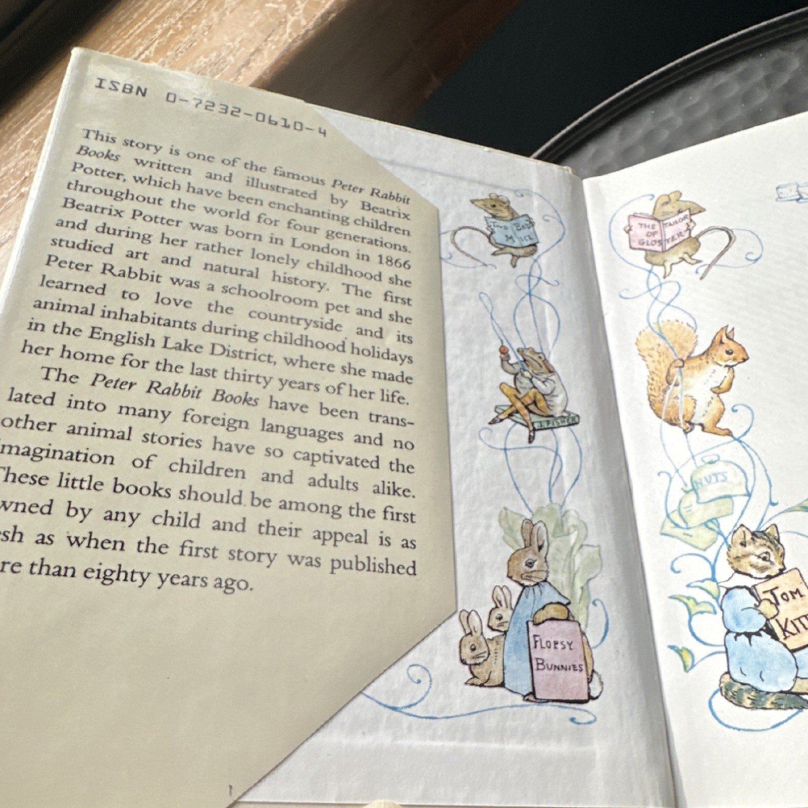 The Tale of Little Pig Robinson Beatrix Potter Hardcover Warne 1985