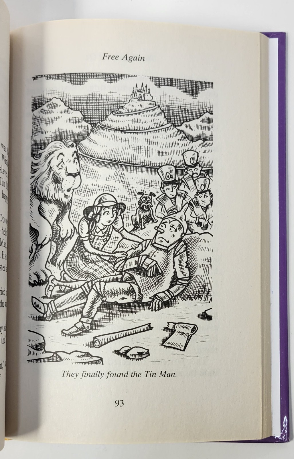 The Wizard of Oz – LF. Baum – Illustrated By Andrew Hopgood 2008 (Hardcover)