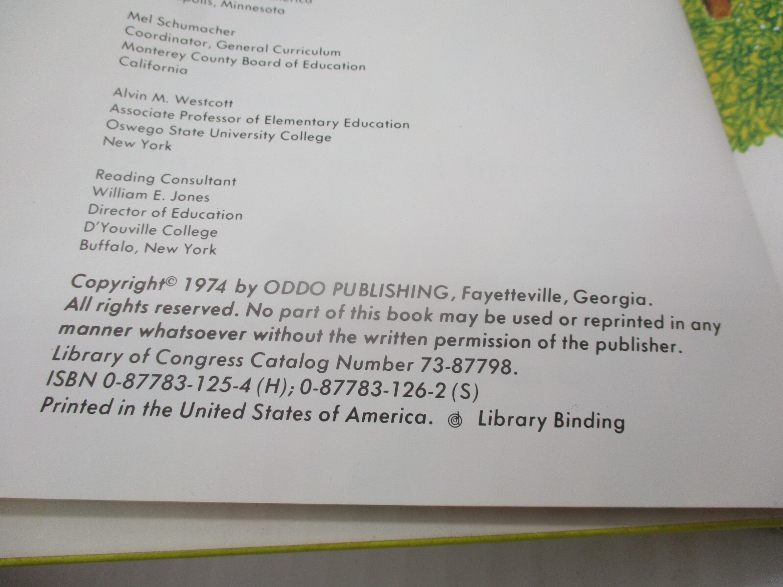 1974 Jennifer s Birthday Present Children s Book Howard Ozmon