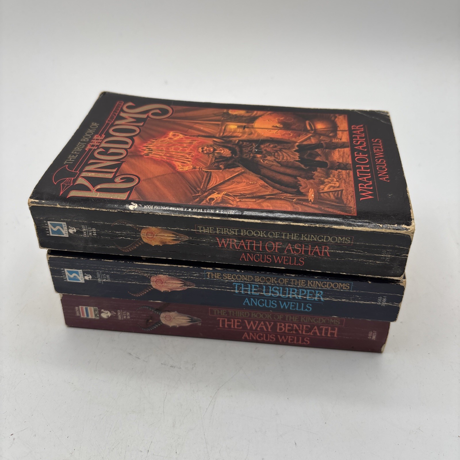 Angus Wells The Kingsoms trilogy book lot of 3 paperbacks