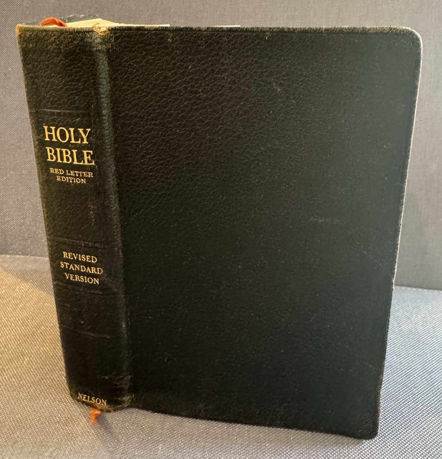 Holy Bible Red Letter Ed. Revised Standard Version Black Leather Nelson 1952