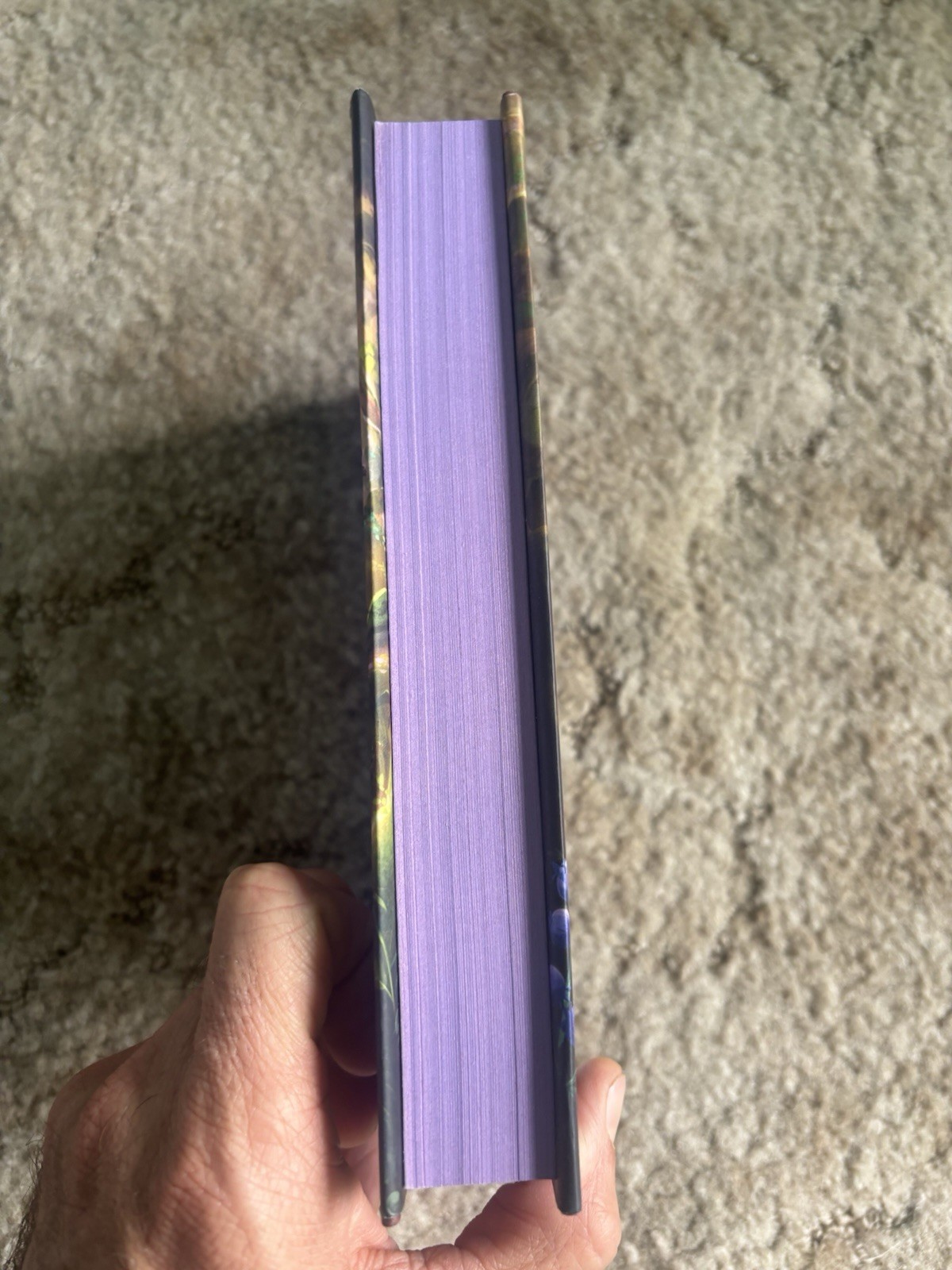 The Spellshop Sarah Beth Durst Hardcover Purple Sprayed Edges Cozy Fantasy