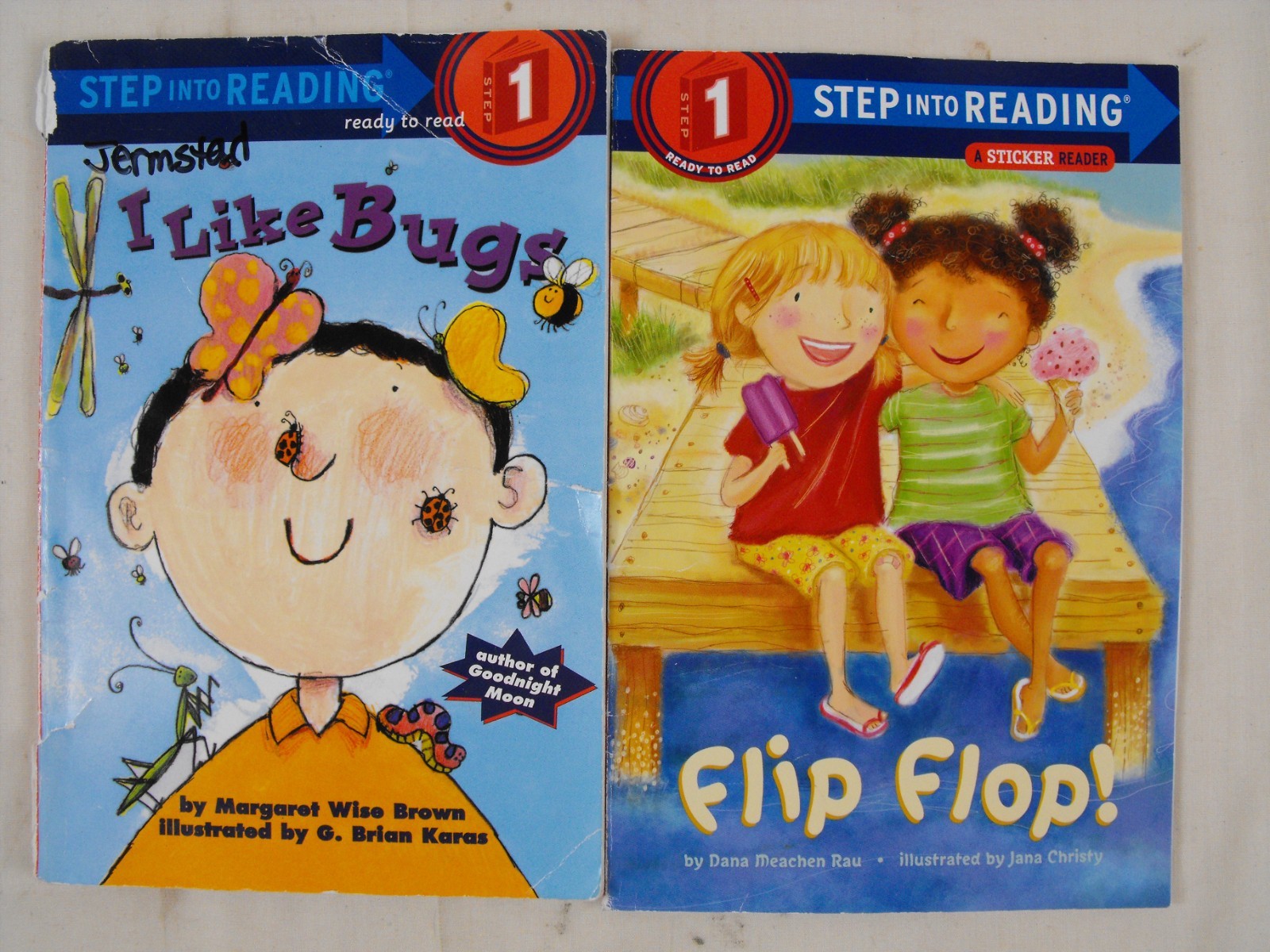 Step Into Reading 9 BooK Lot – Step 1, 2 & 4 – Good Condition
